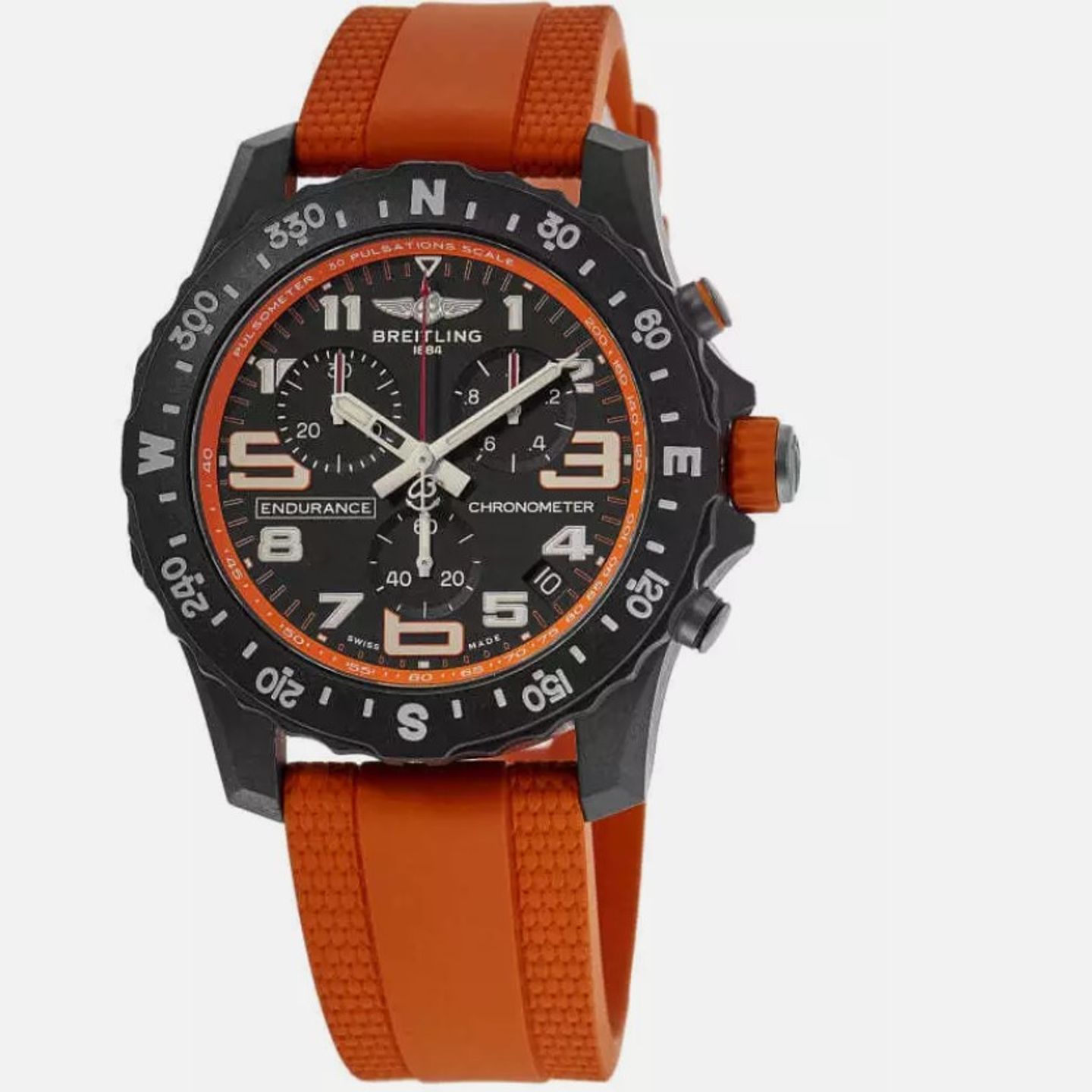 Breitling Endurance Pro X82310A51B1S2 (2024) - Zwart wijzerplaat 45mm Plastic (1/1)