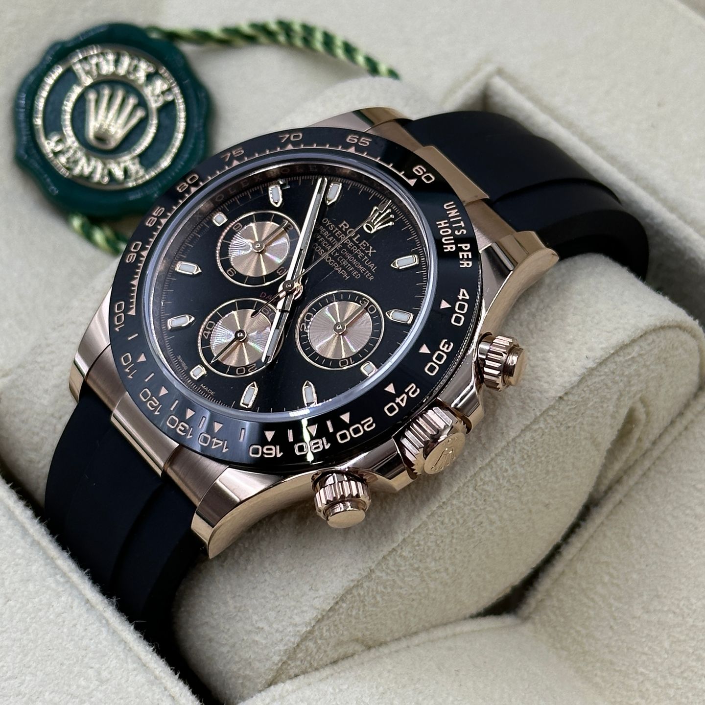 Rolex Daytona 116510ln (2023) - Black dial 40 mm Rose Gold case (7/8)