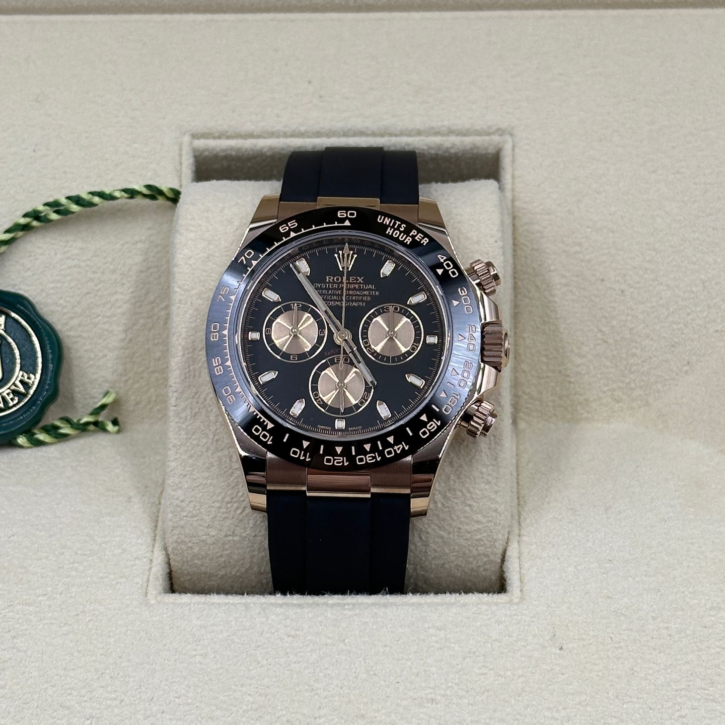 Rolex Daytona 116510ln (2023) - Black dial 40 mm Rose Gold case (8/8)