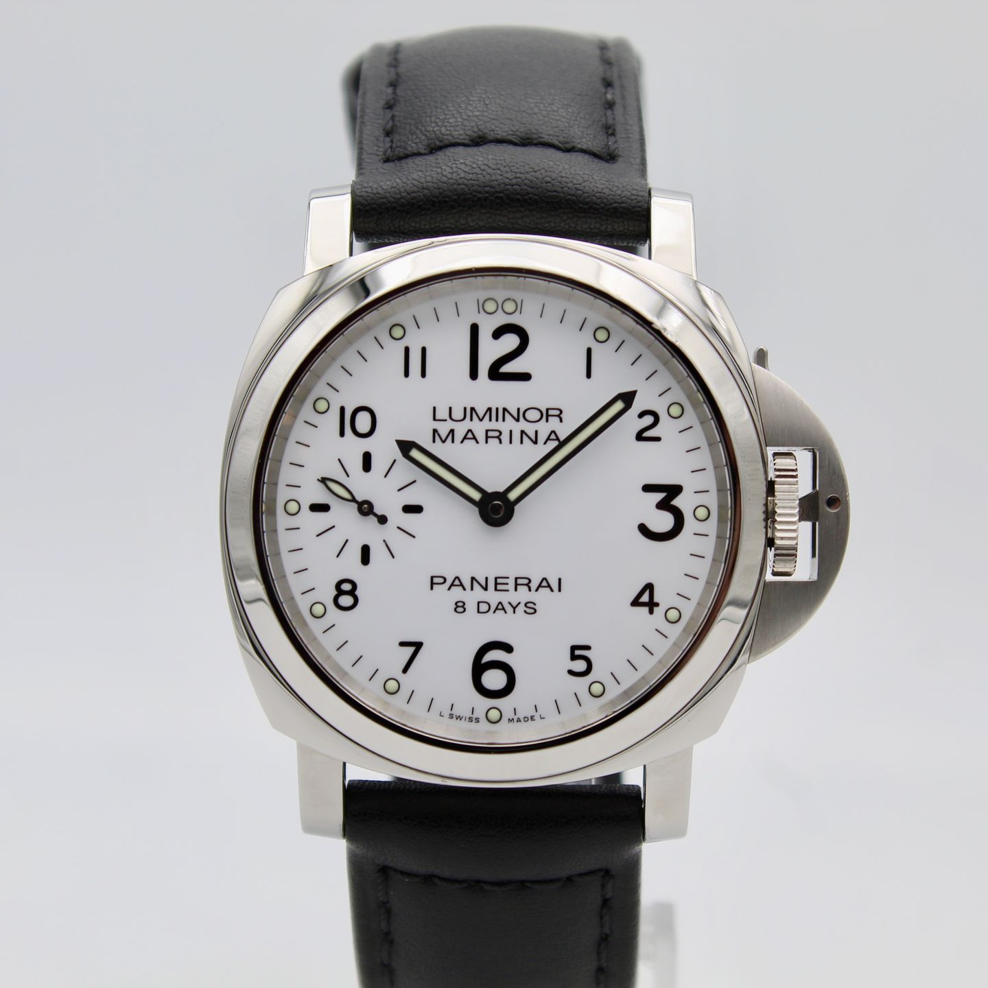 Panerai Luminor Marina 8 Days PAM00563 (2018) - White dial 44 mm Steel case (1/8)