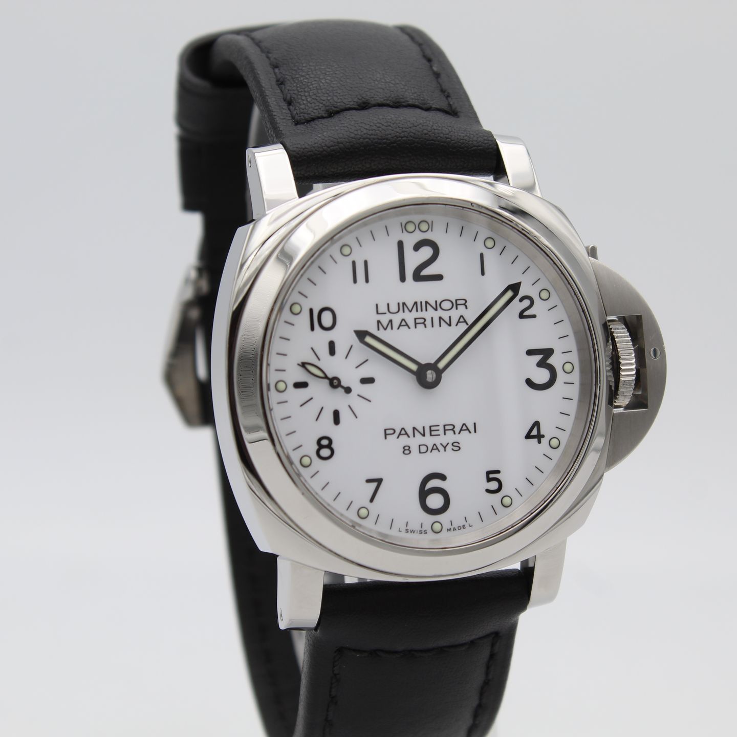 Panerai Luminor Marina 8 Days PAM00563 (2018) - White dial 44 mm Steel case (2/8)