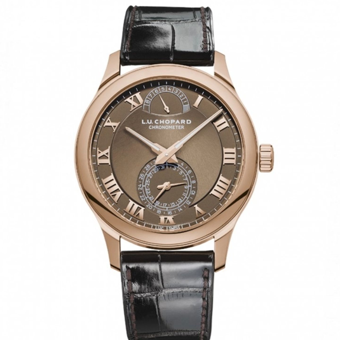 Chopard L.U.C 161926-5003 (2022) - Brown dial 43 mm Rose Gold case (1/1)