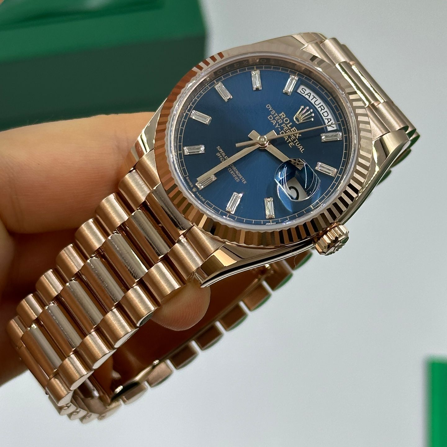 Rolex Day-Date 36 128235A Blue - (4/7)
