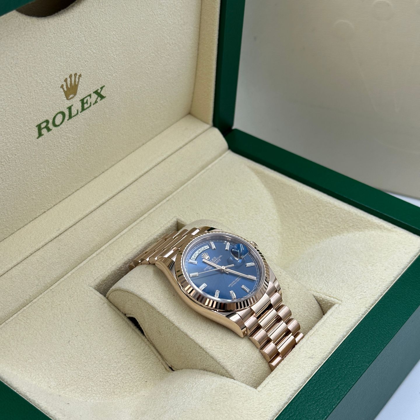 Rolex Day-Date 36 128235A Blue - (2/7)