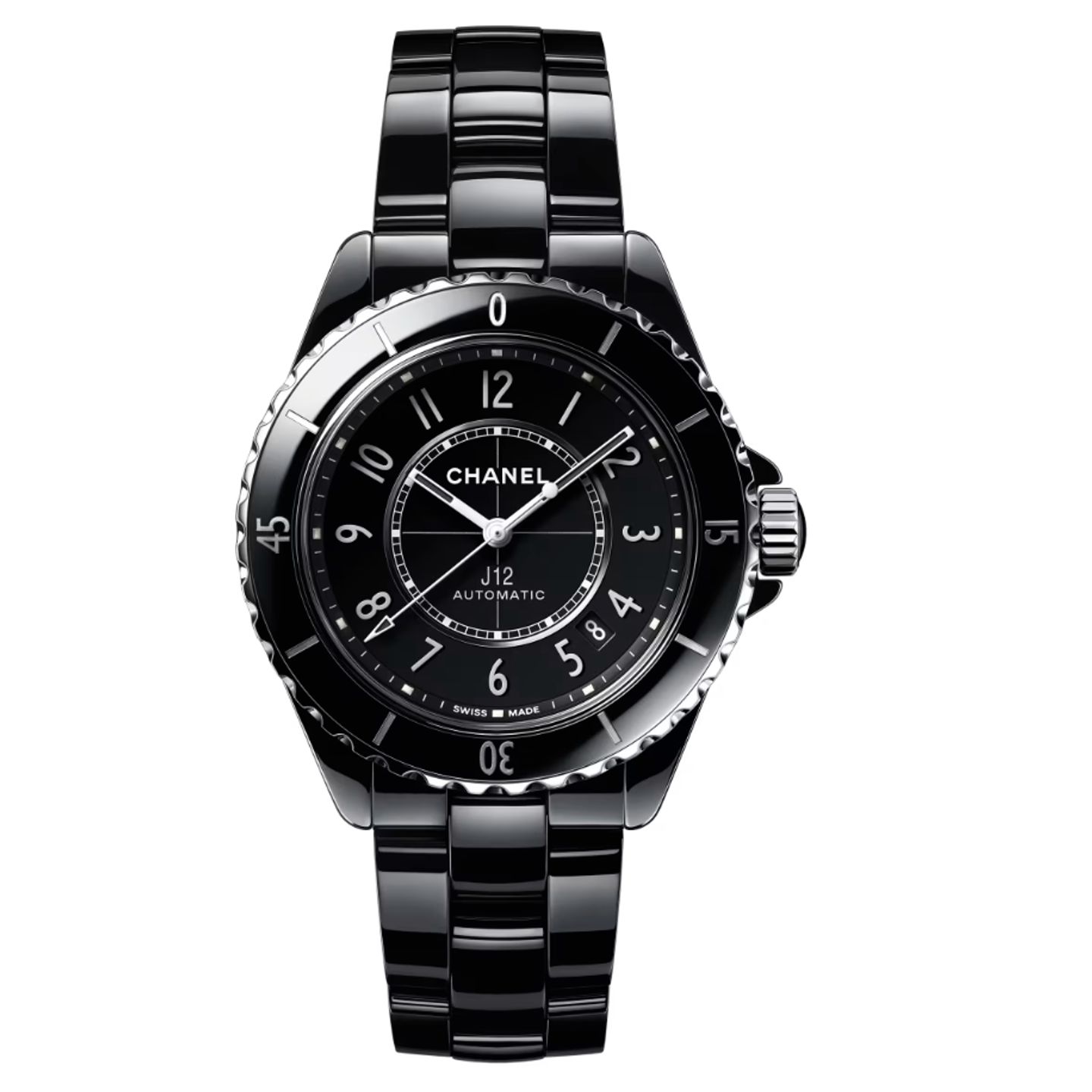 Chanel J12 H5697 (2023) - Black dial 38 mm Ceramic case (1/1)