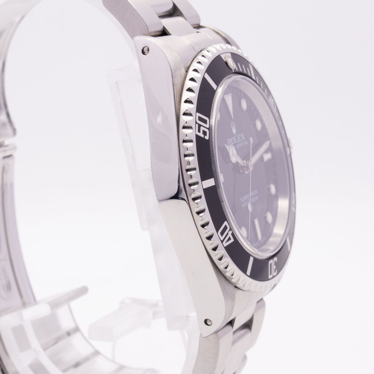 Rolex Submariner No Date 14060M (2006) - Zwart wijzerplaat 40mm Staal (2/8)