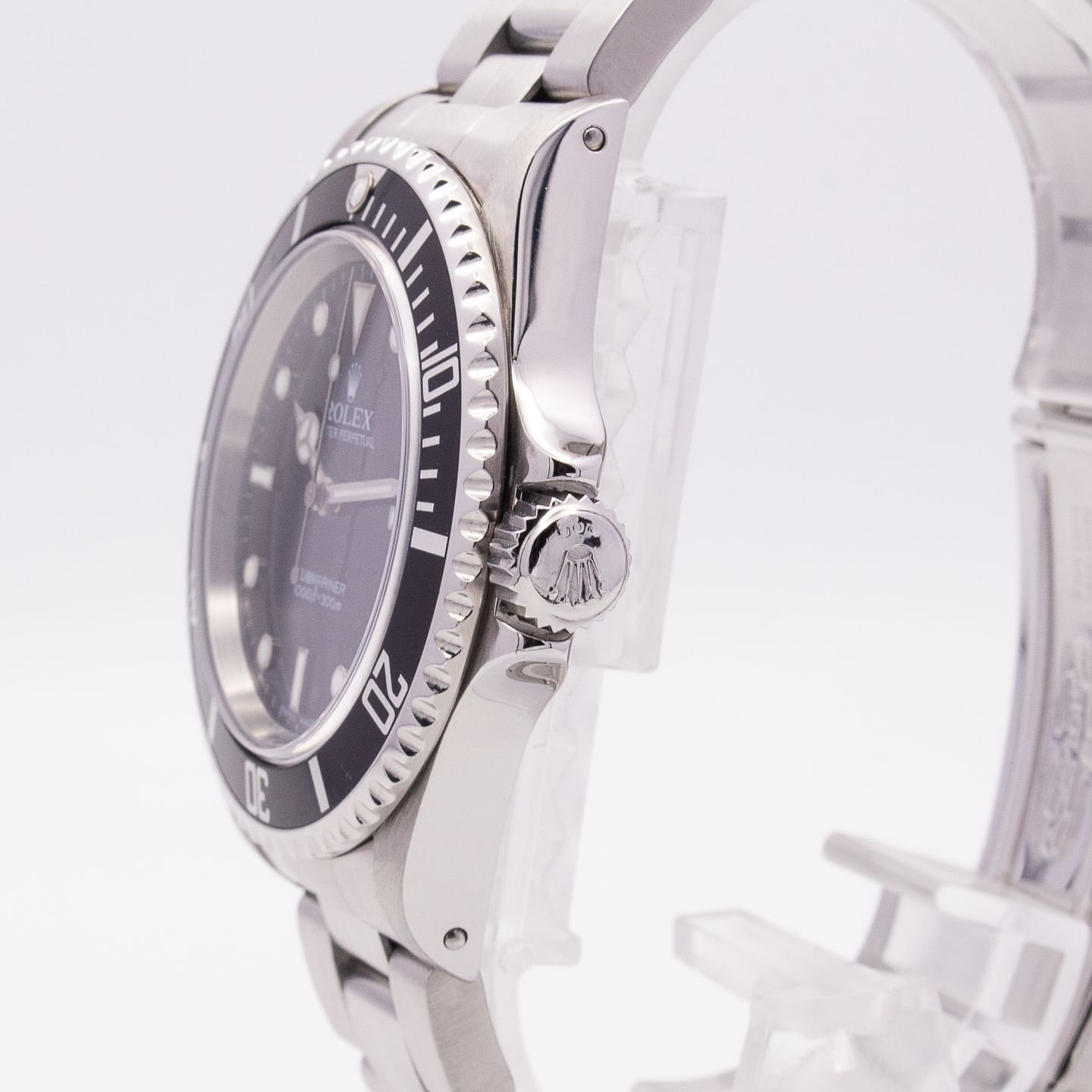 Rolex Submariner No Date 14060M (2006) - Zwart wijzerplaat 40mm Staal (3/8)