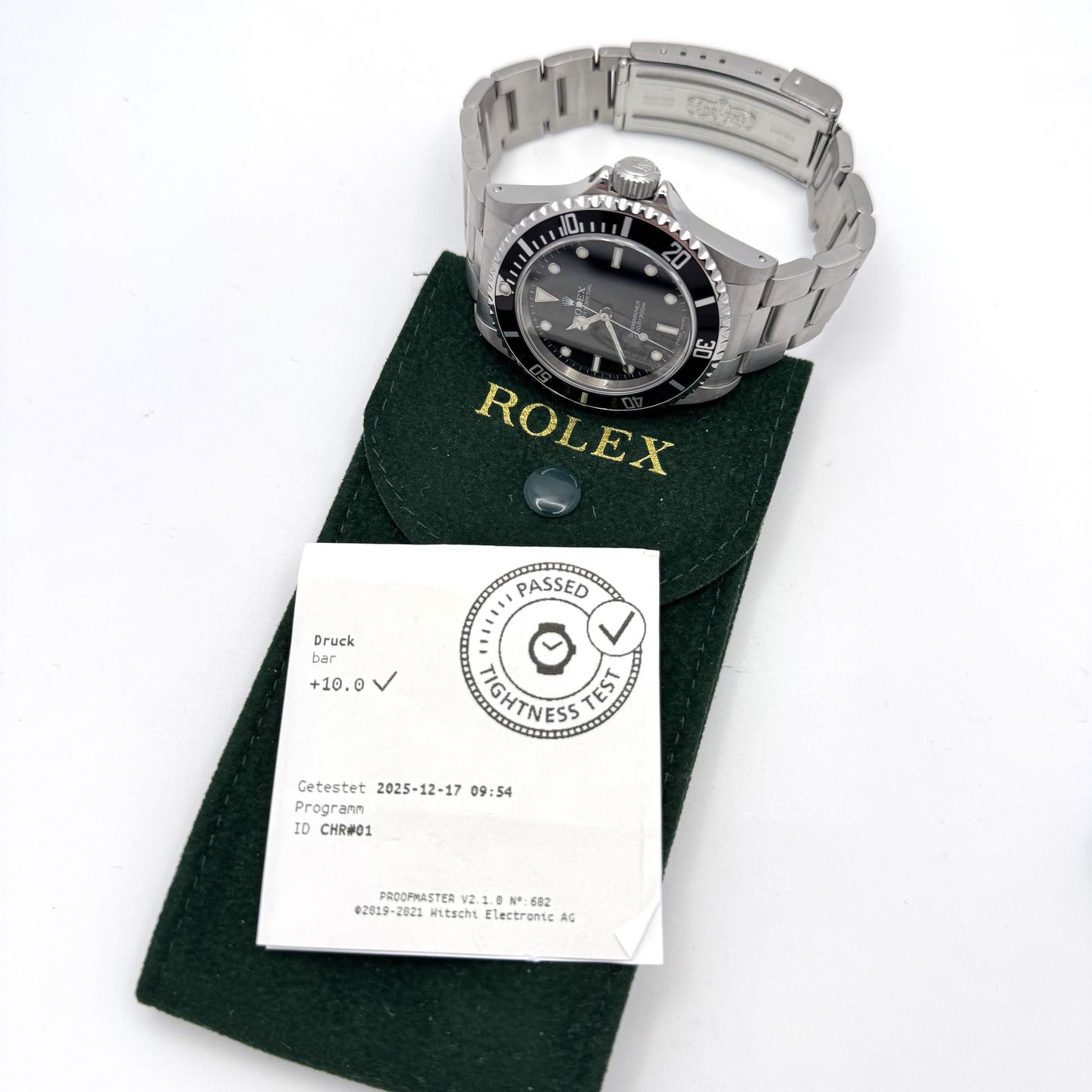 Rolex Submariner No Date 14060M (2006) - Zwart wijzerplaat 40mm Staal (8/8)