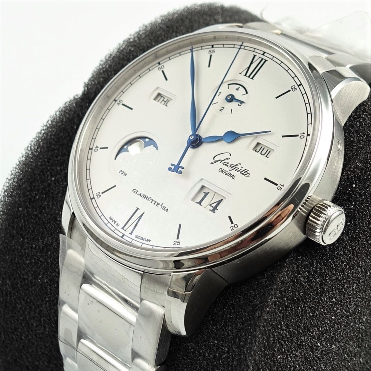 Glashütte Original Senator Excellence 1-36-02-01-02-71 (2024) - Zilver wijzerplaat 42mm Staal (3/8)