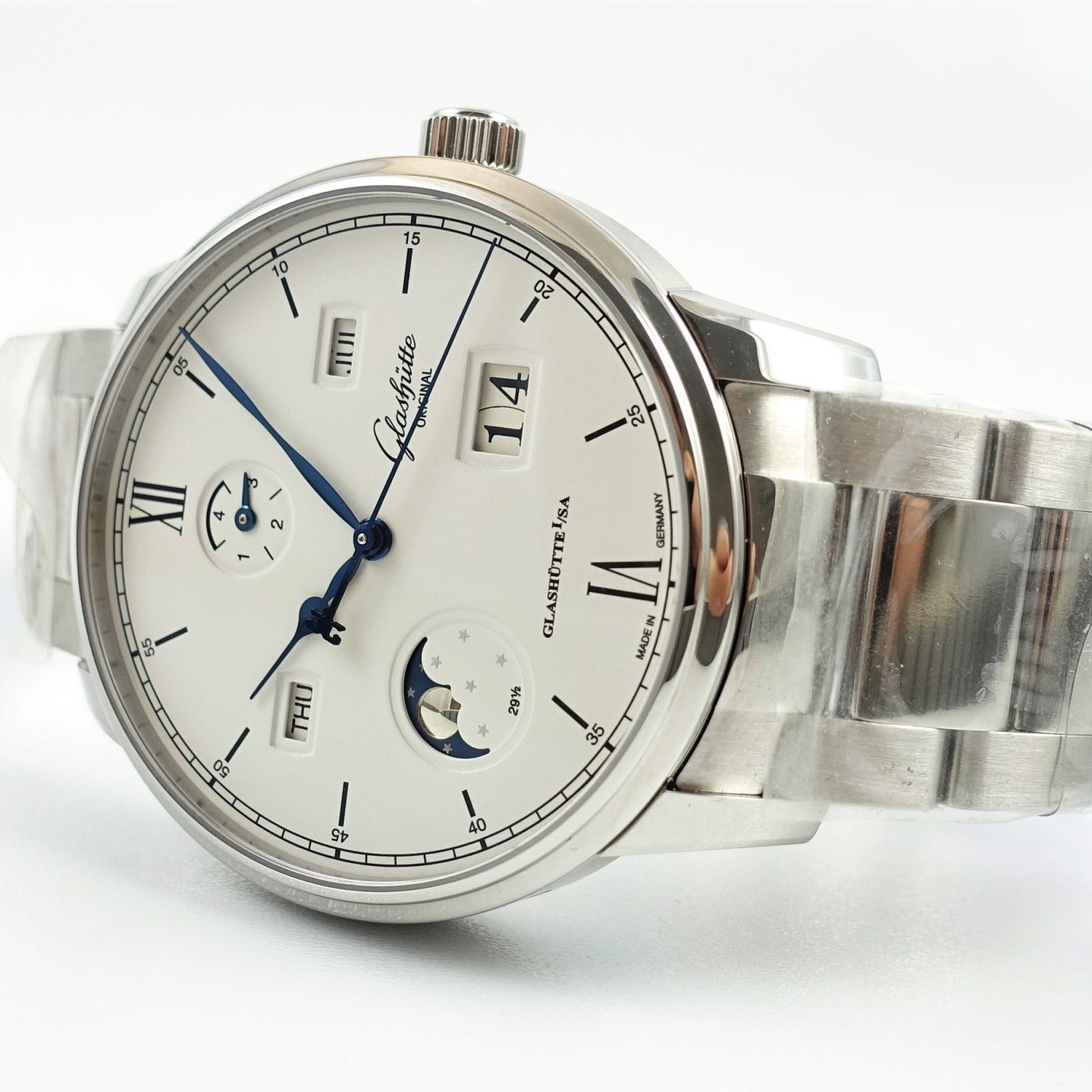 Glashütte Original Senator Excellence 1-36-02-01-02-71 (2024) - Zilver wijzerplaat 42mm Staal (5/8)