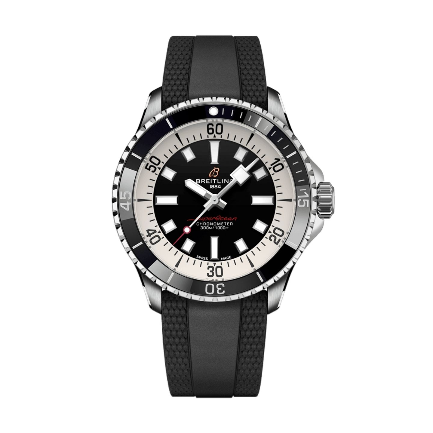 Breitling Superocean 42 A17375211B1S1 (2023) - Zwart wijzerplaat 42mm Staal (1/1)