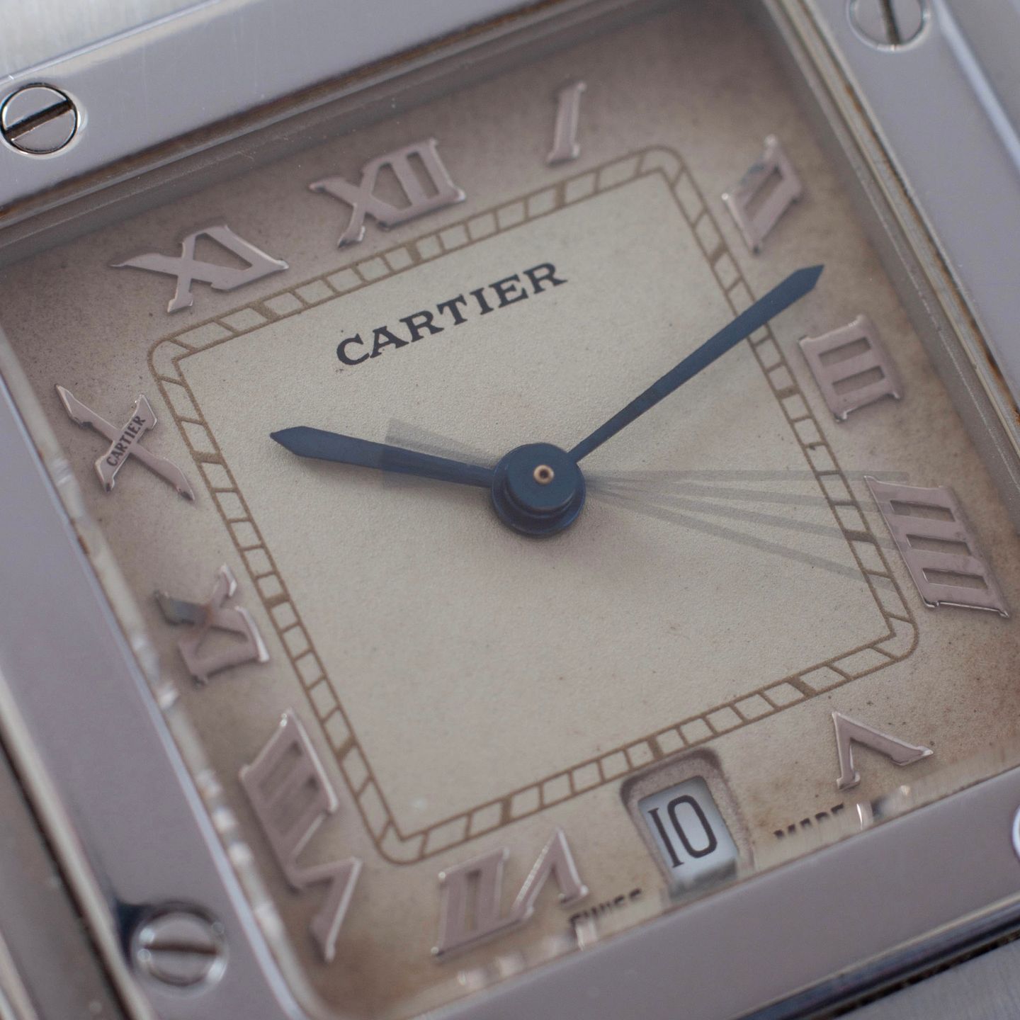 Cartier Santos Galbée 987901 (Onbekend (willekeurig serienummer)) - Wit wijzerplaat 29mm Staal (2/7)