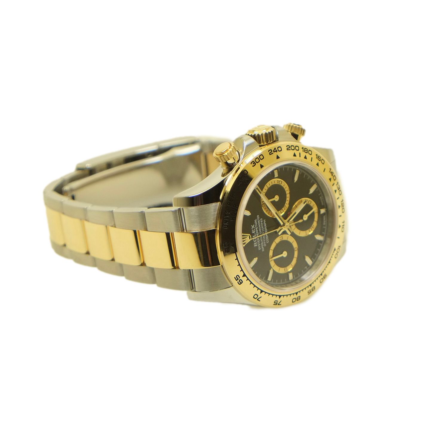 Rolex Daytona 126503 (2025) - Black dial 40 mm Gold/Steel case (2/6)