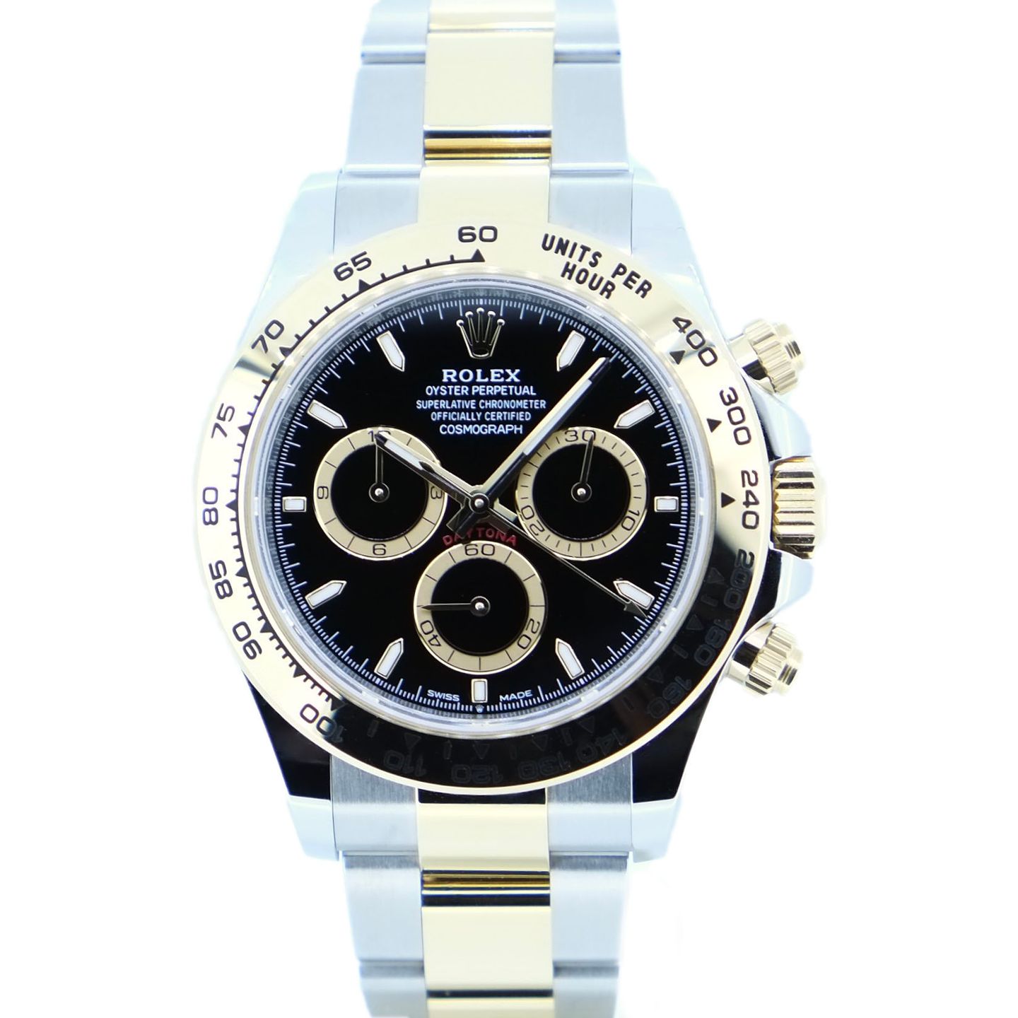 Rolex Daytona 126503 (2025) - Black dial 40 mm Gold/Steel case (1/6)