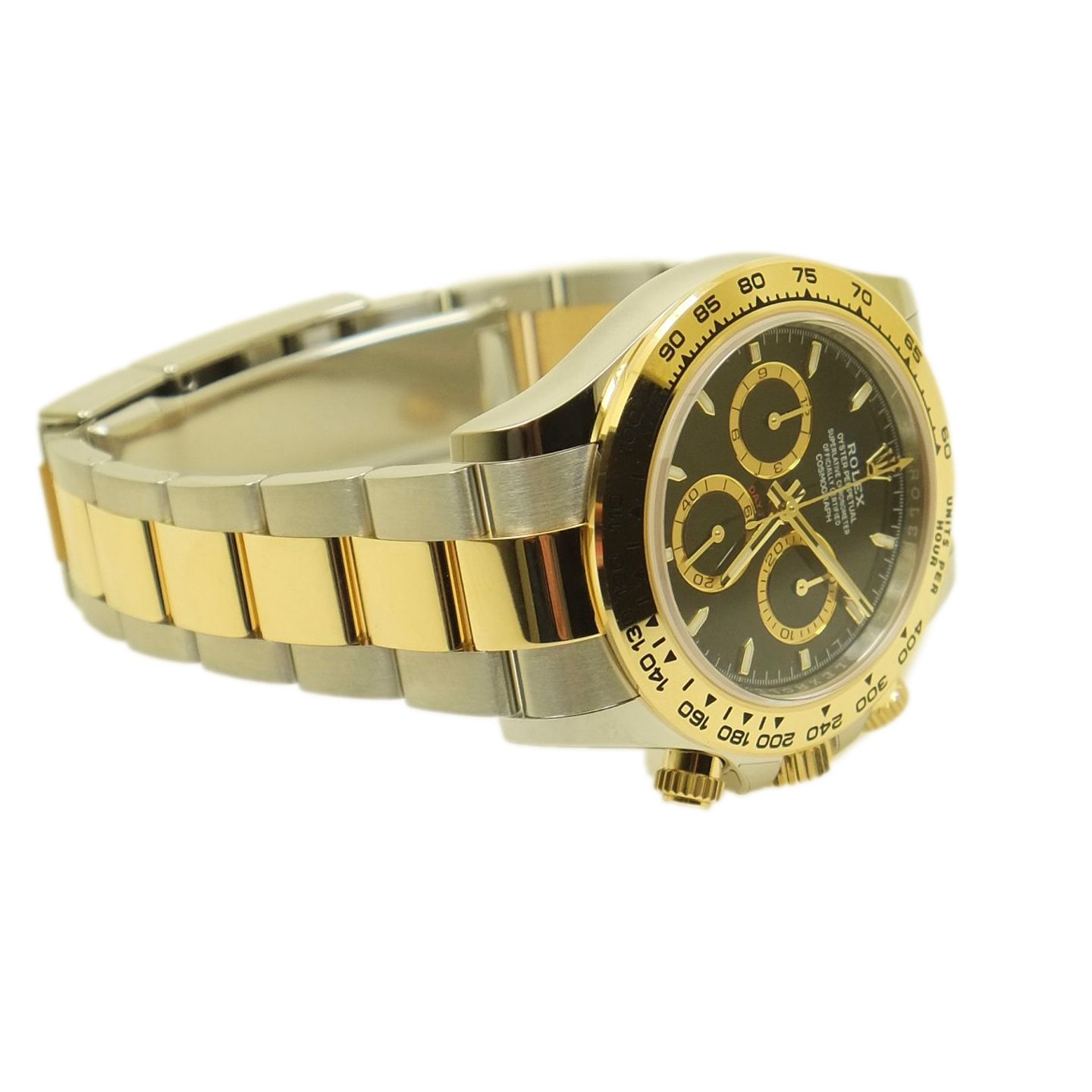 Rolex Daytona 126503 (2025) - Black dial 40 mm Gold/Steel case (3/6)