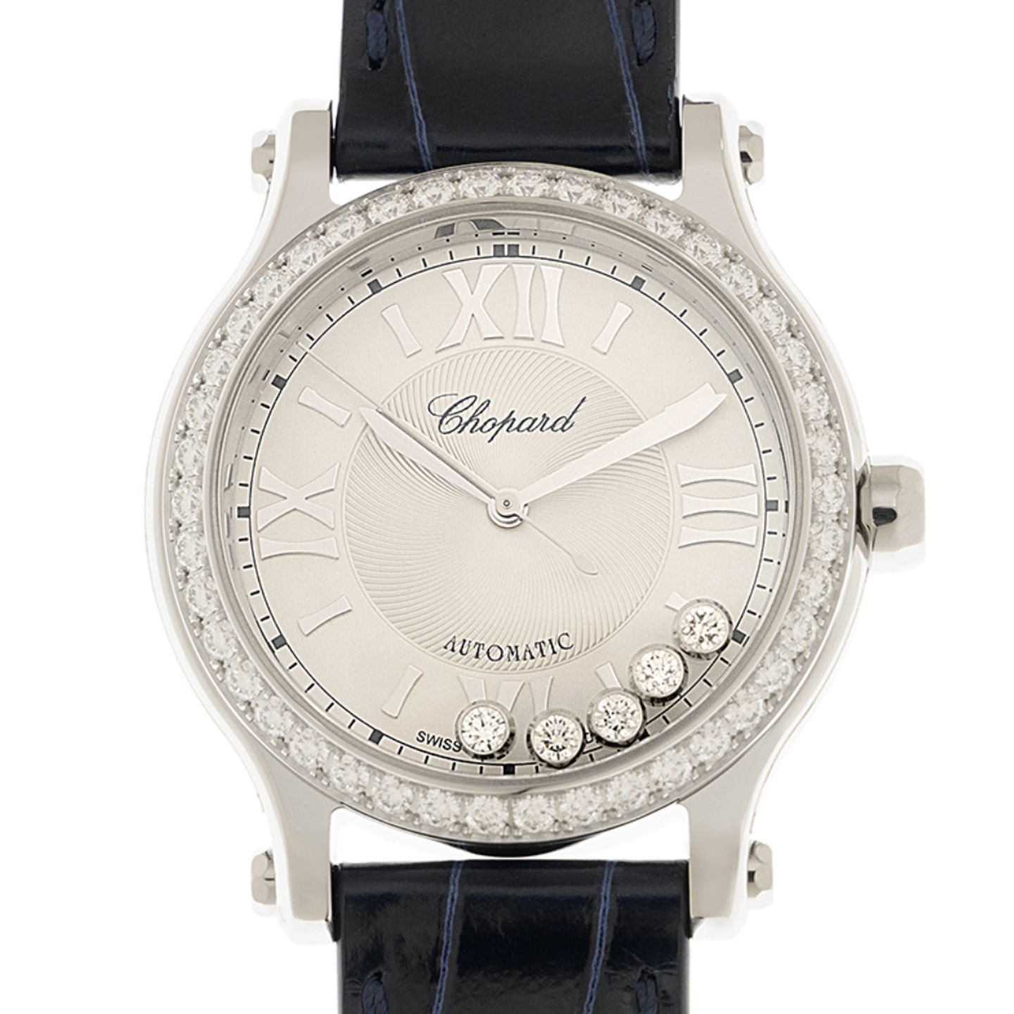 Chopard Happy Sport 278608-3003 (2022) - Zilver wijzerplaat 33mm Staal (1/1)