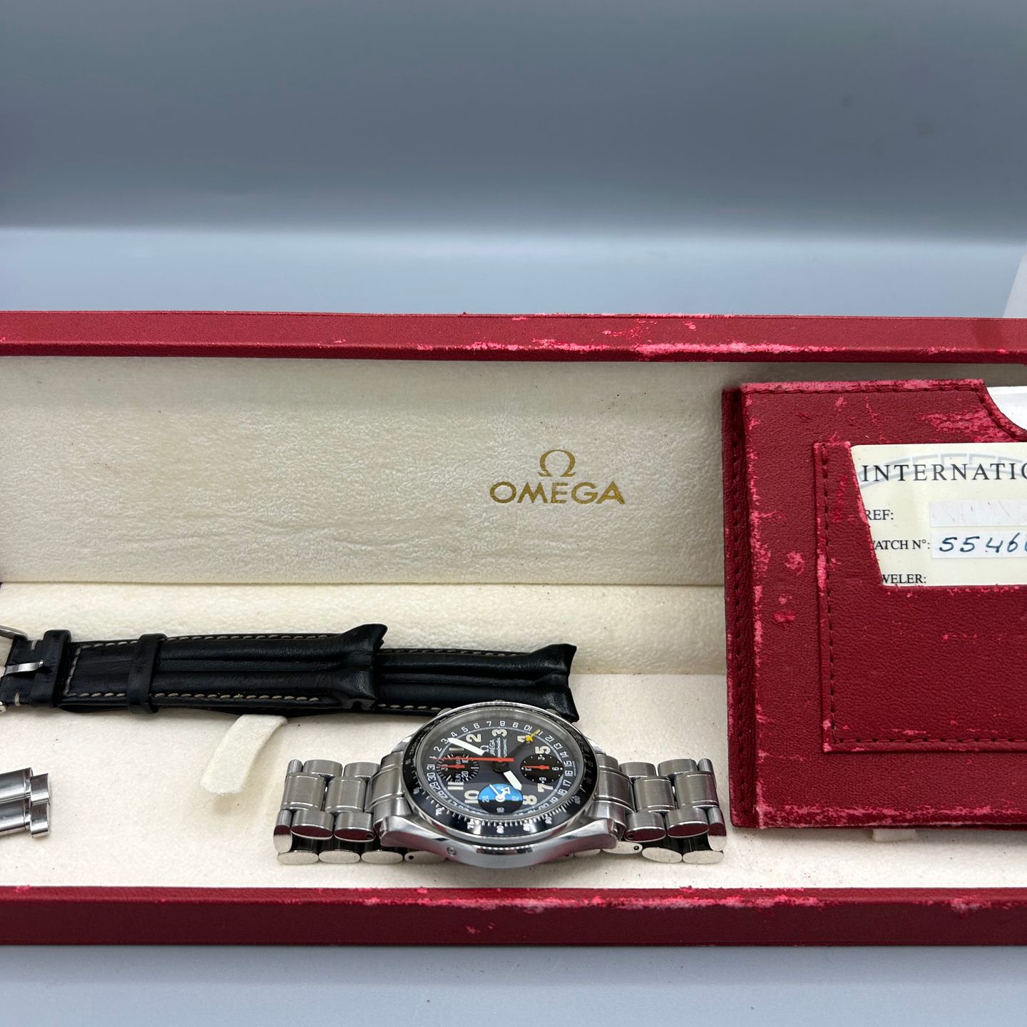 Omega Speedmaster Day Date 3520.53.00 (1995) - Grey dial 39 mm Steel case (7/8)