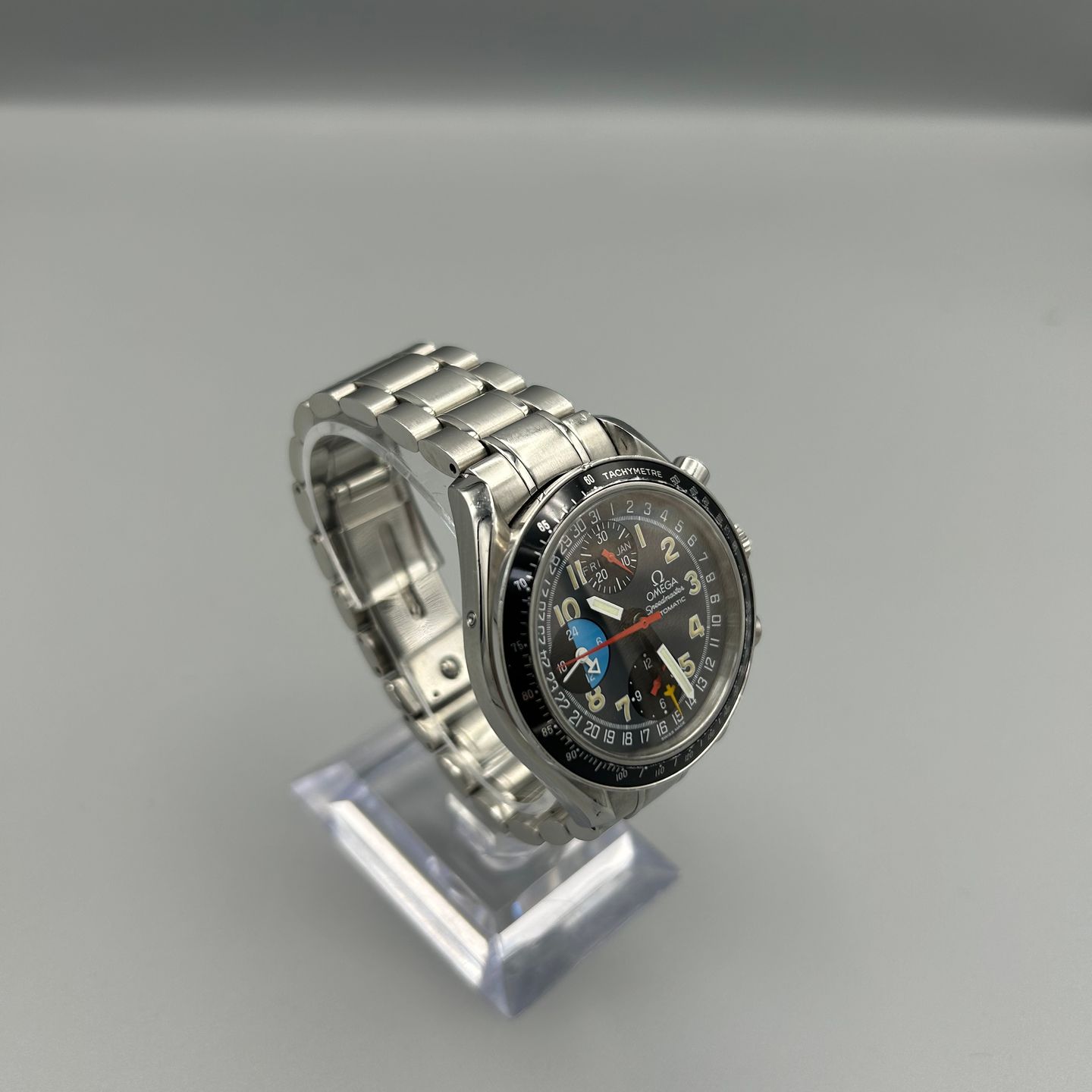 Omega Speedmaster Day Date 3520.53.00 (1995) - Grey dial 39 mm Steel case (2/8)