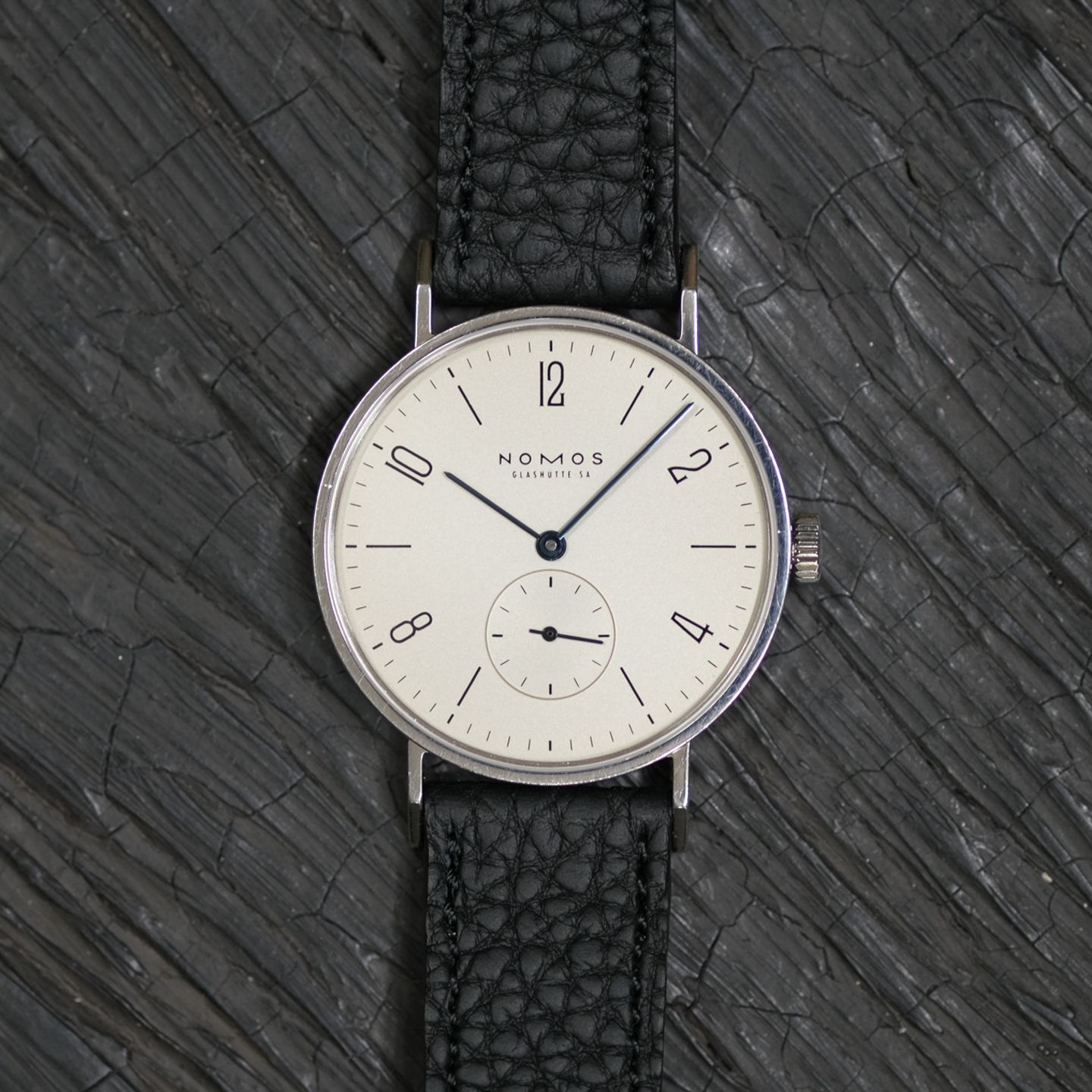 NOMOS Tangente - (1999) - Zilver wijzerplaat 35mm Staal (2/8)