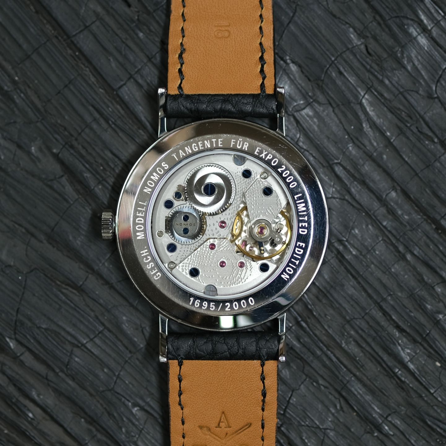 NOMOS Tangente - (1999) - Zilver wijzerplaat 35mm Staal (3/8)