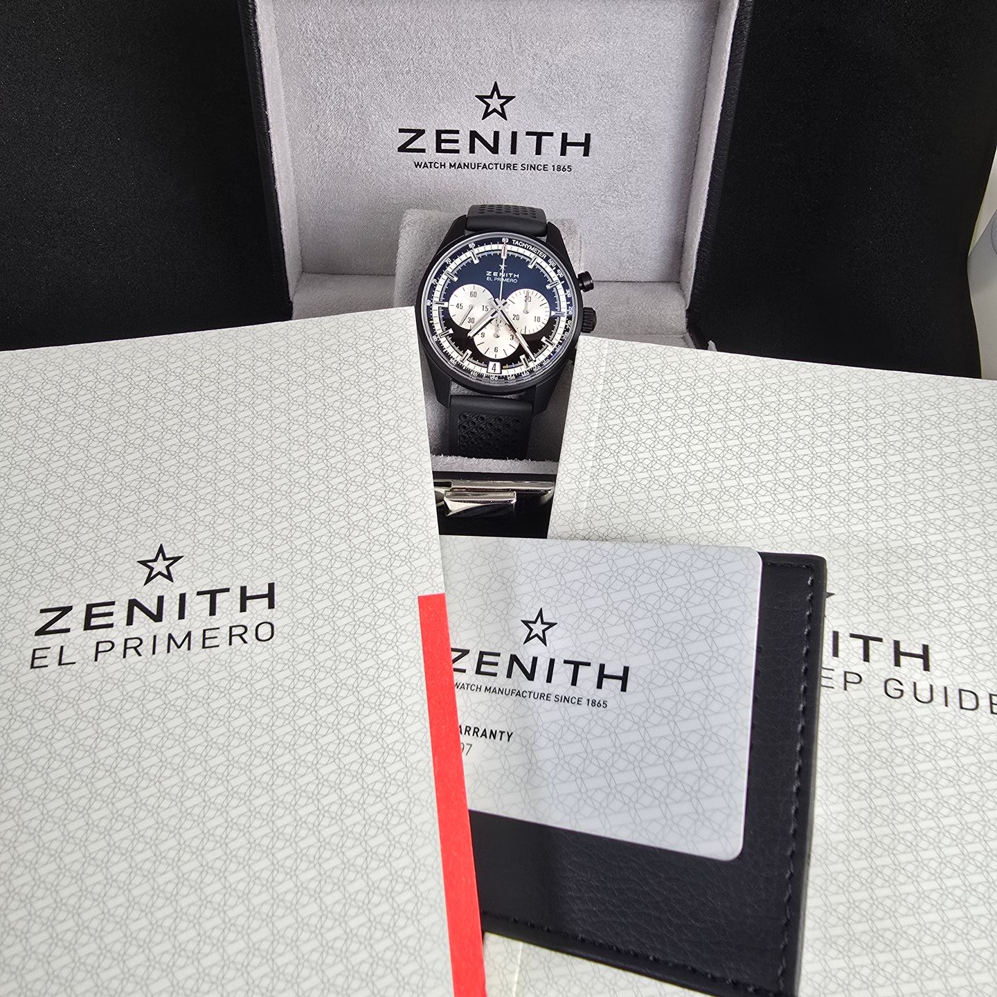 Zenith El Primero Chronomaster 24.2041.400/21.R576 (2018) - Black dial 42 mm Aluminium case (3/8)