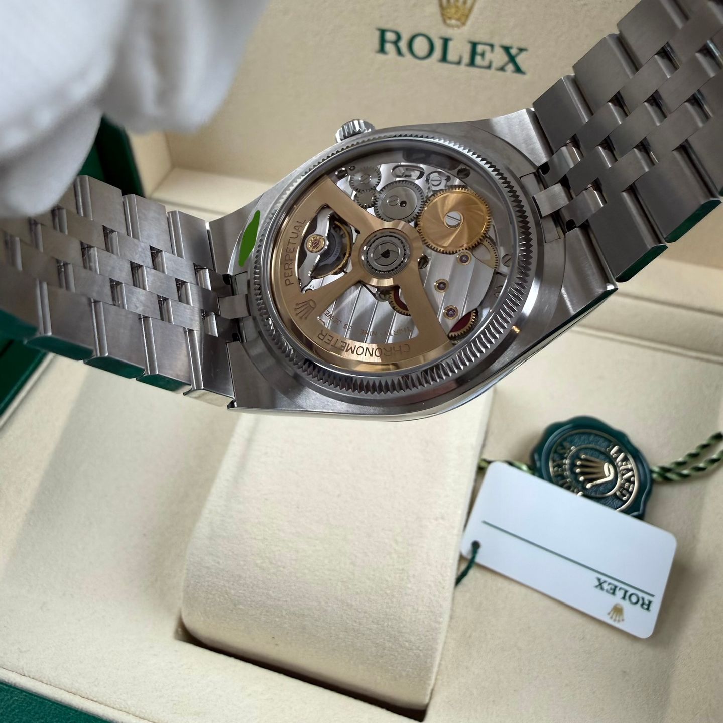 Rolex Land-Dweller 36 127234 (2026) - White dial 36 mm Steel case (8/8)