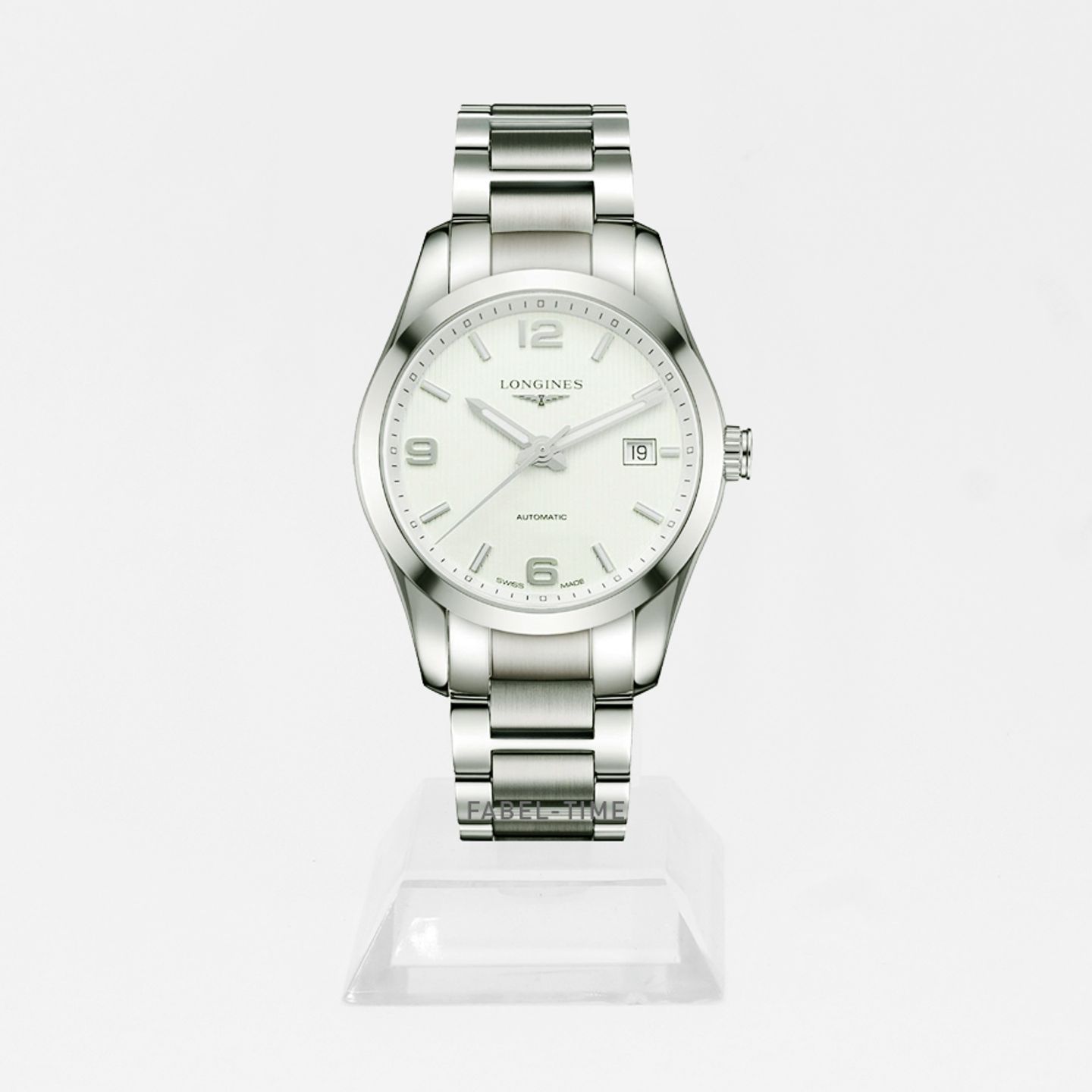 Longines Conquest Classic L2.785.4.76.6 (2024) - Zilver wijzerplaat 40mm Staal (1/1)