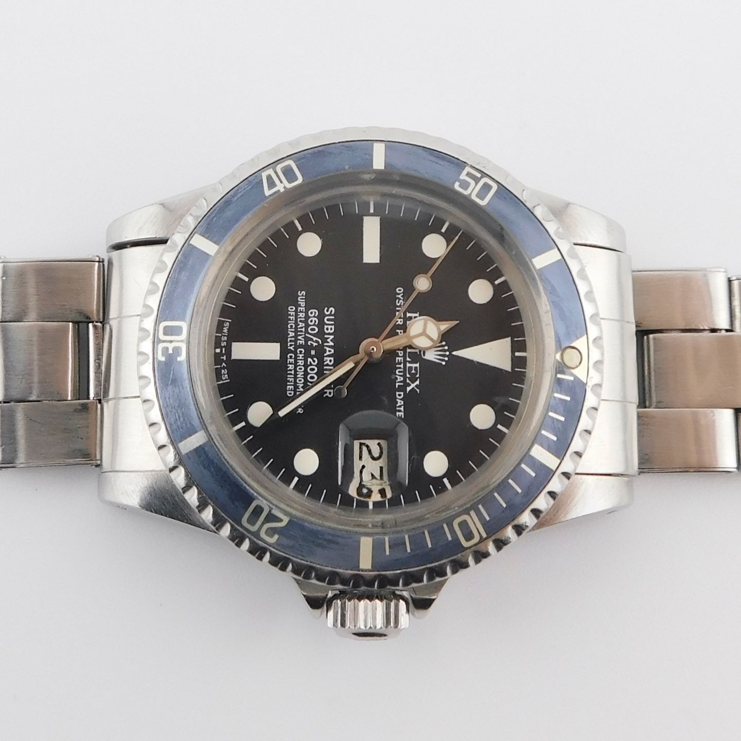 Rolex Submariner Date 1680 (1980) - Black dial 40 mm Steel case (3/4)