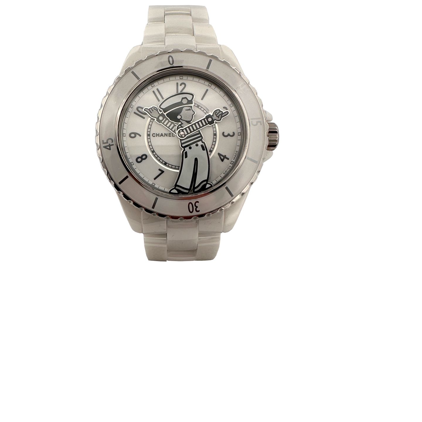 Chanel J12 H7481 (2024) - White dial 38 mm Ceramic case (7/7)