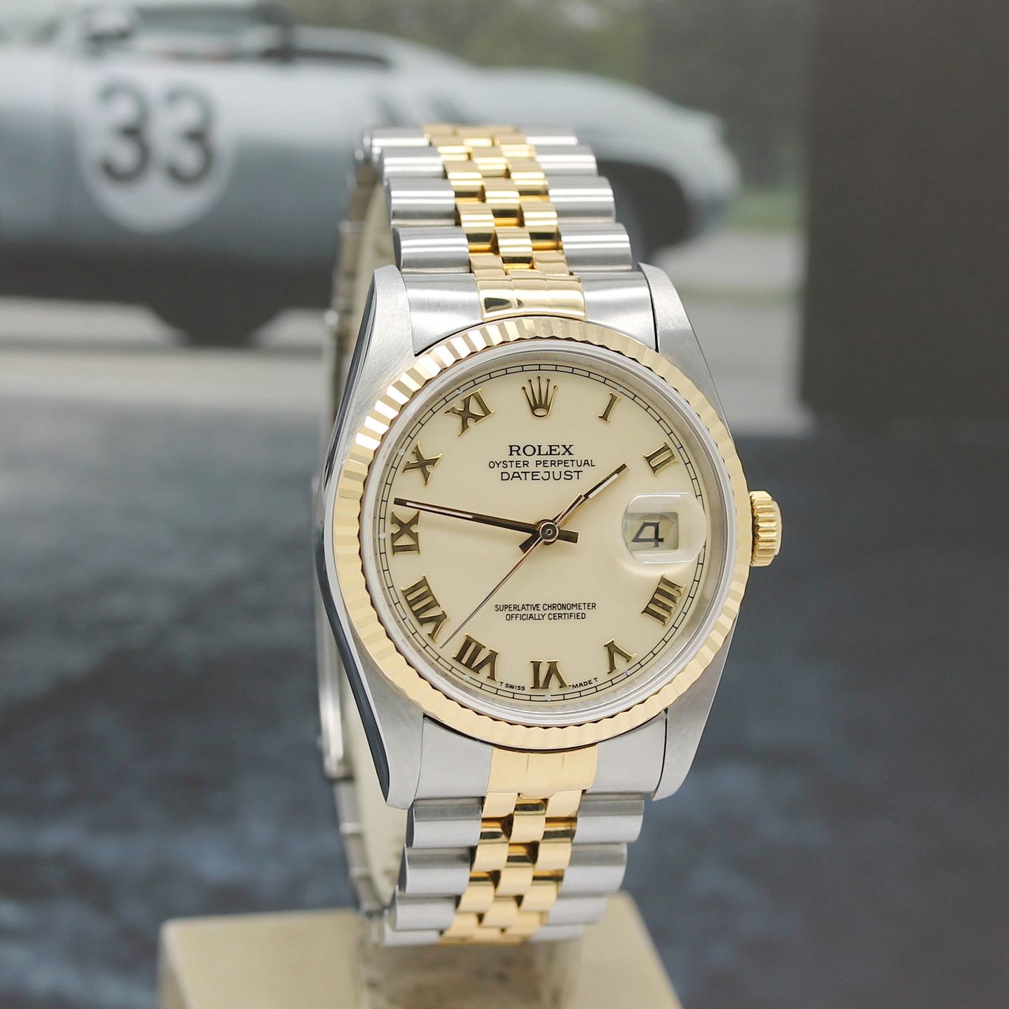 Rolex Datejust 36 16233 (1990) - Unknown dial 36 mm Gold/Steel case (6/8)