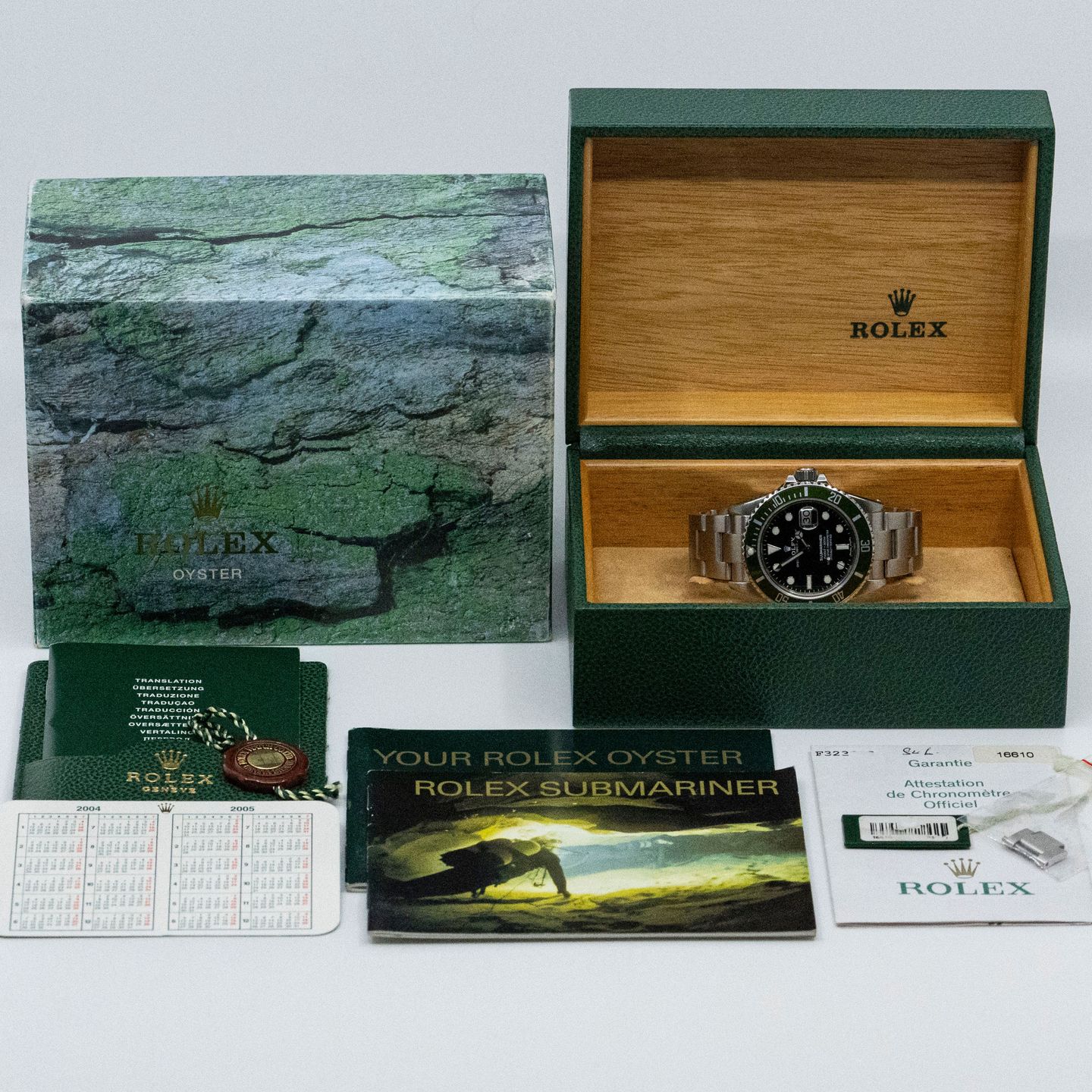 Rolex Submariner Date 16610LV (2004) - Black dial 40 mm Steel case (3/8)