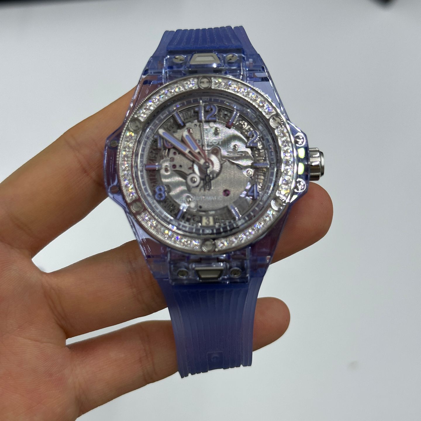 Hublot Big Bang 465.JL.4802.RT.1204 (2024) - Transparant wijzerplaat 39mm Staal (2/5)