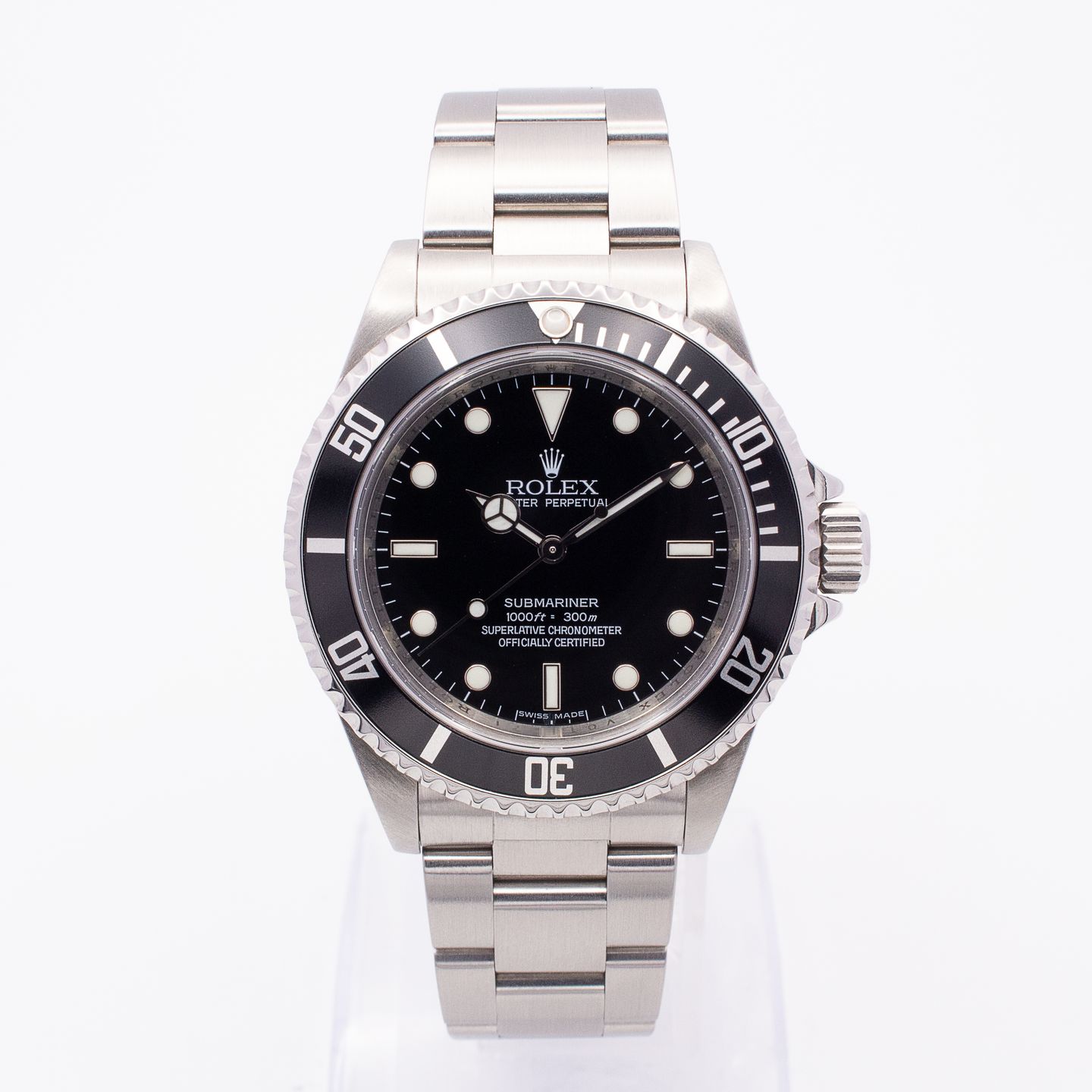Rolex Submariner No Date 14060M (2009) - Black dial 40 mm Steel case (1/8)