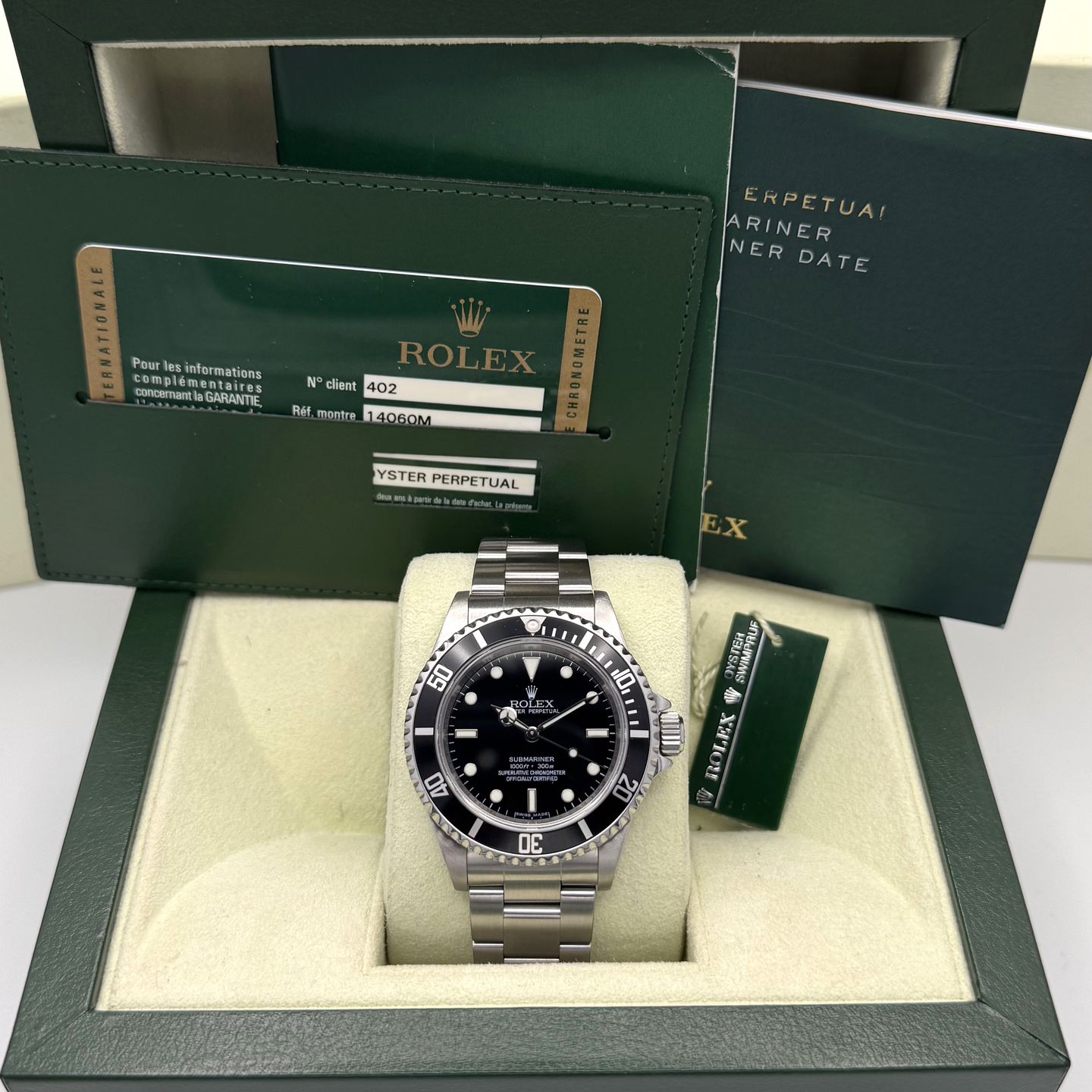 Rolex Submariner No Date 14060M (2009) - Black dial 40 mm Steel case (7/8)
