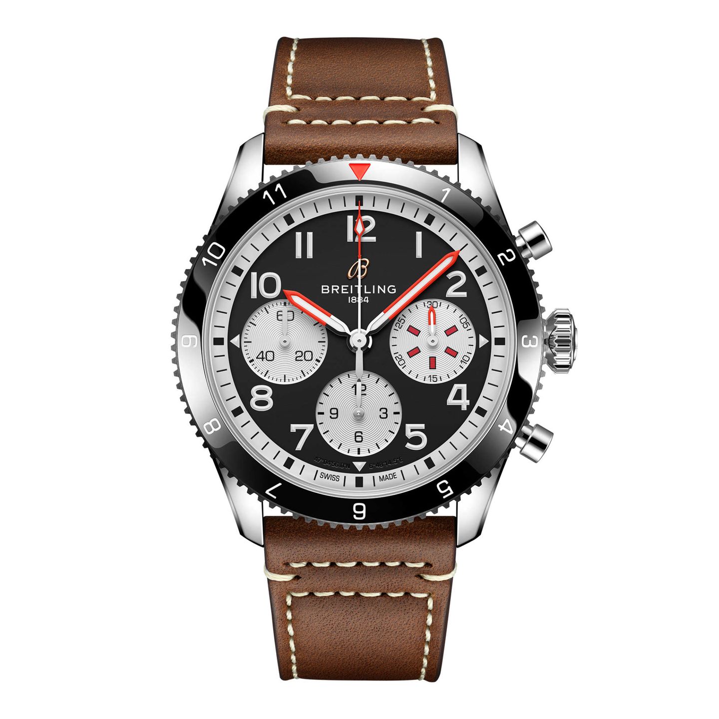 Breitling Classic AVI Y233801A1B1X1 (2024) - Zwart wijzerplaat 42mm Staal (1/1)