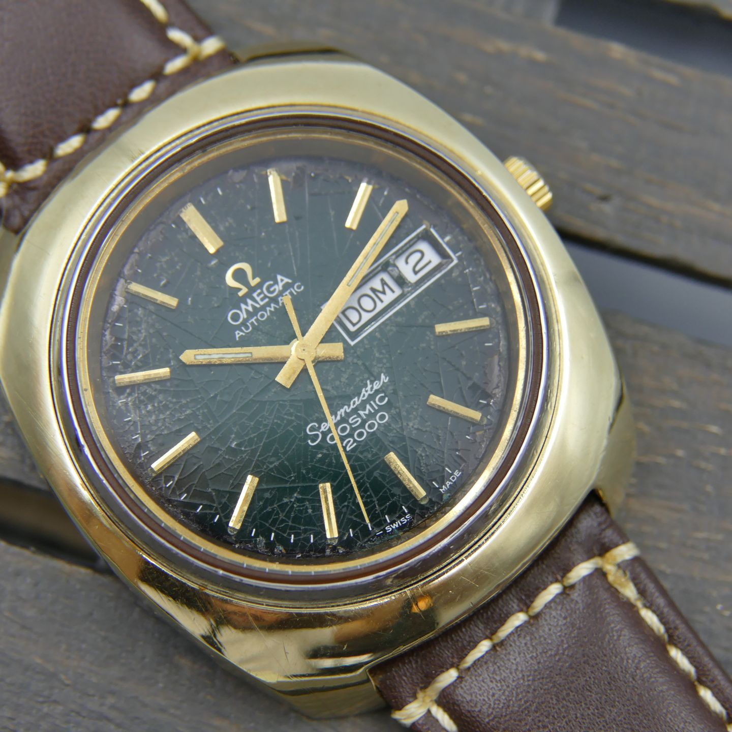 Omega Seamaster Cosmic 166.133 (Onbekend (willekeurig serienummer)) - Onbekend wijzerplaat 39mm Onbekend (1/8)