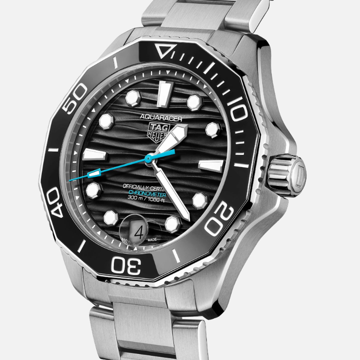 TAG Heuer Aquaracer WBP5110.BA0013 (2024) - Zwart wijzerplaat 42mm Staal (1/1)