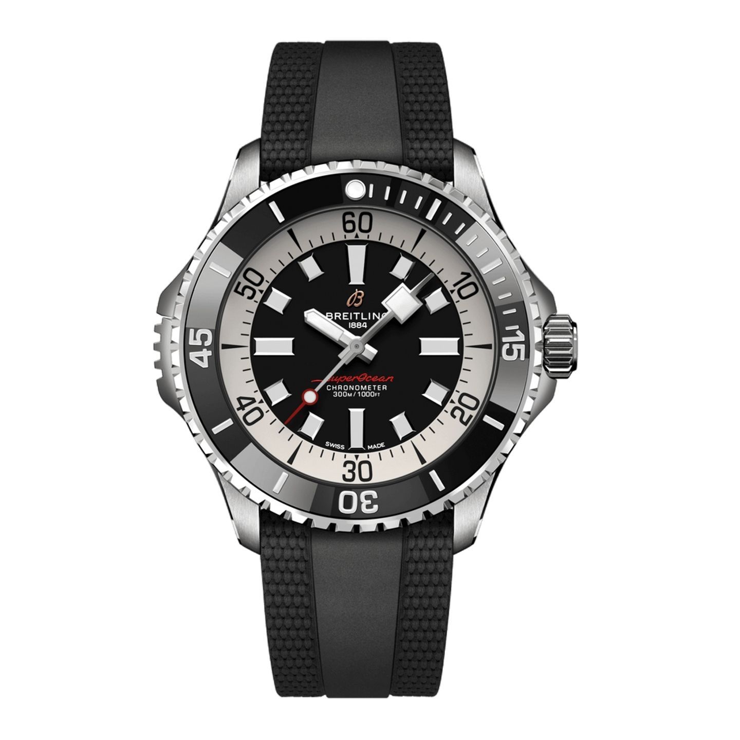 Breitling Superocean 46 A17378211B1S1 (2023) - Zwart wijzerplaat 46mm Staal (1/1)