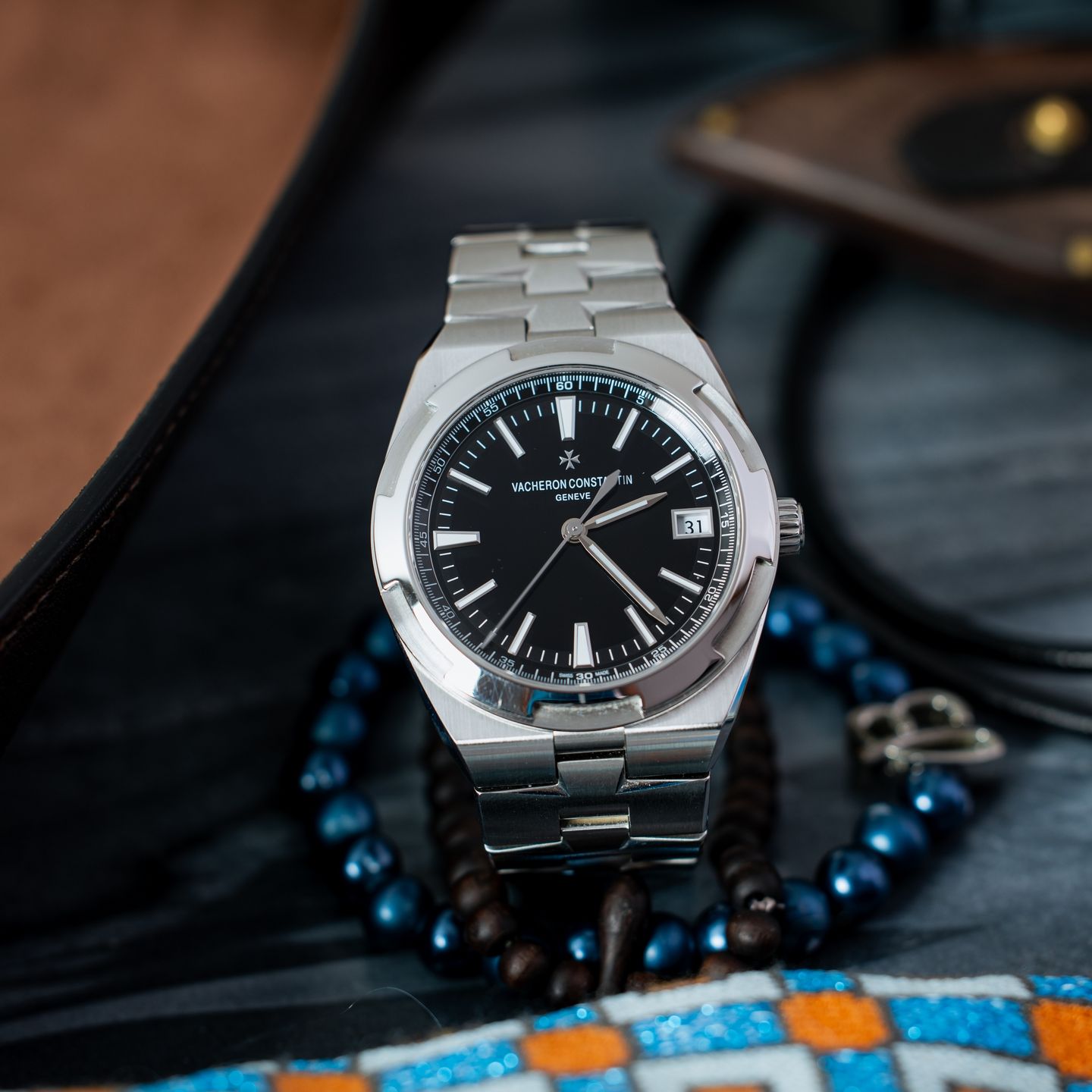 Vacheron Constantin Overseas 4500V/110A-B483 (2021) - Black dial 42 mm Steel case (1/8)