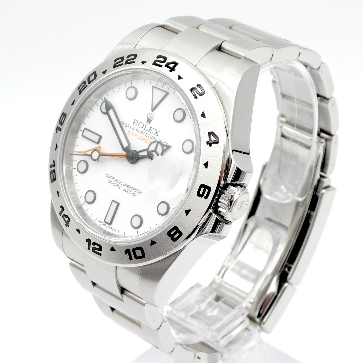 Rolex Explorer II 216570 (2013) - White dial 42 mm Steel case (2/8)