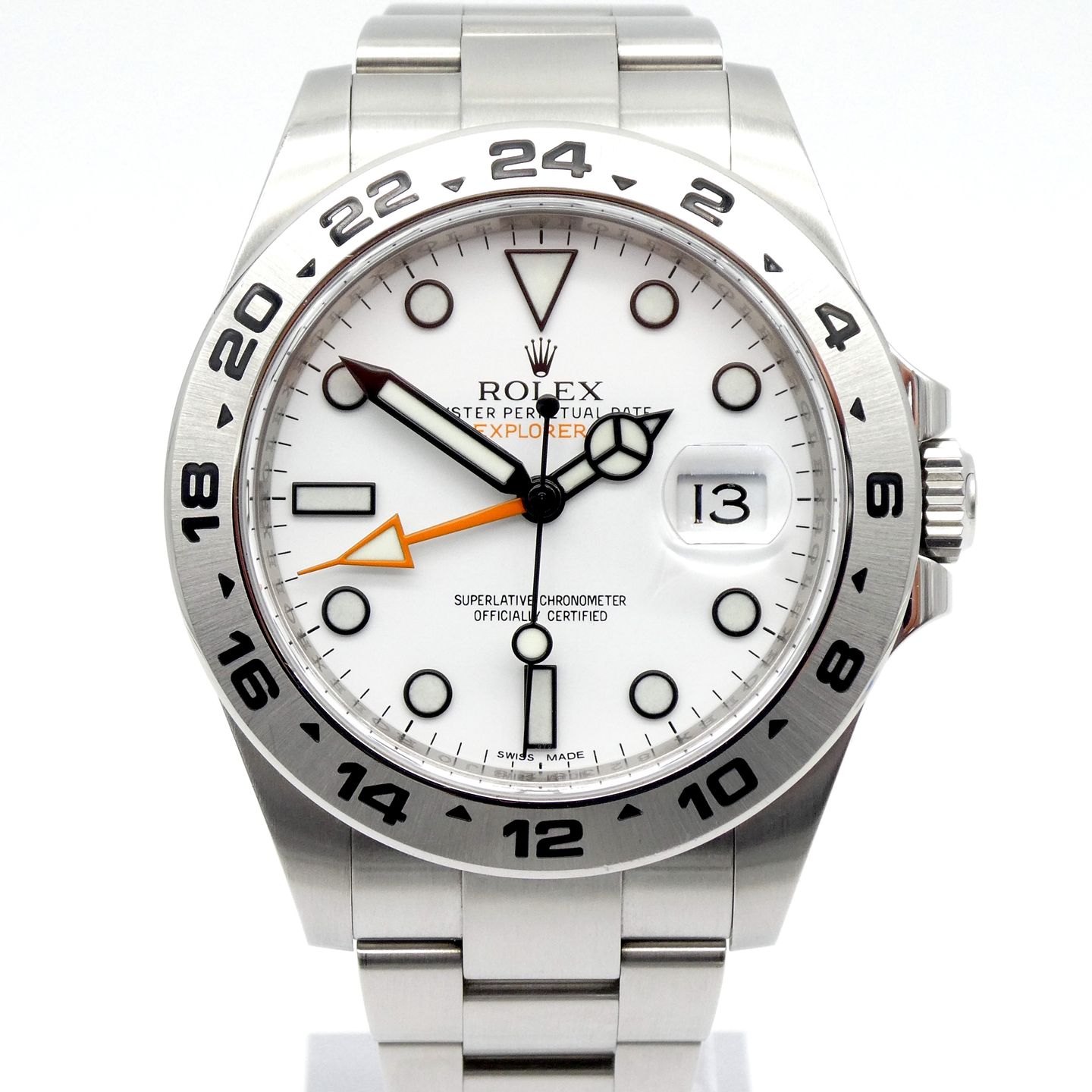 Rolex Explorer II 216570 (2013) - White dial 42 mm Steel case (1/8)