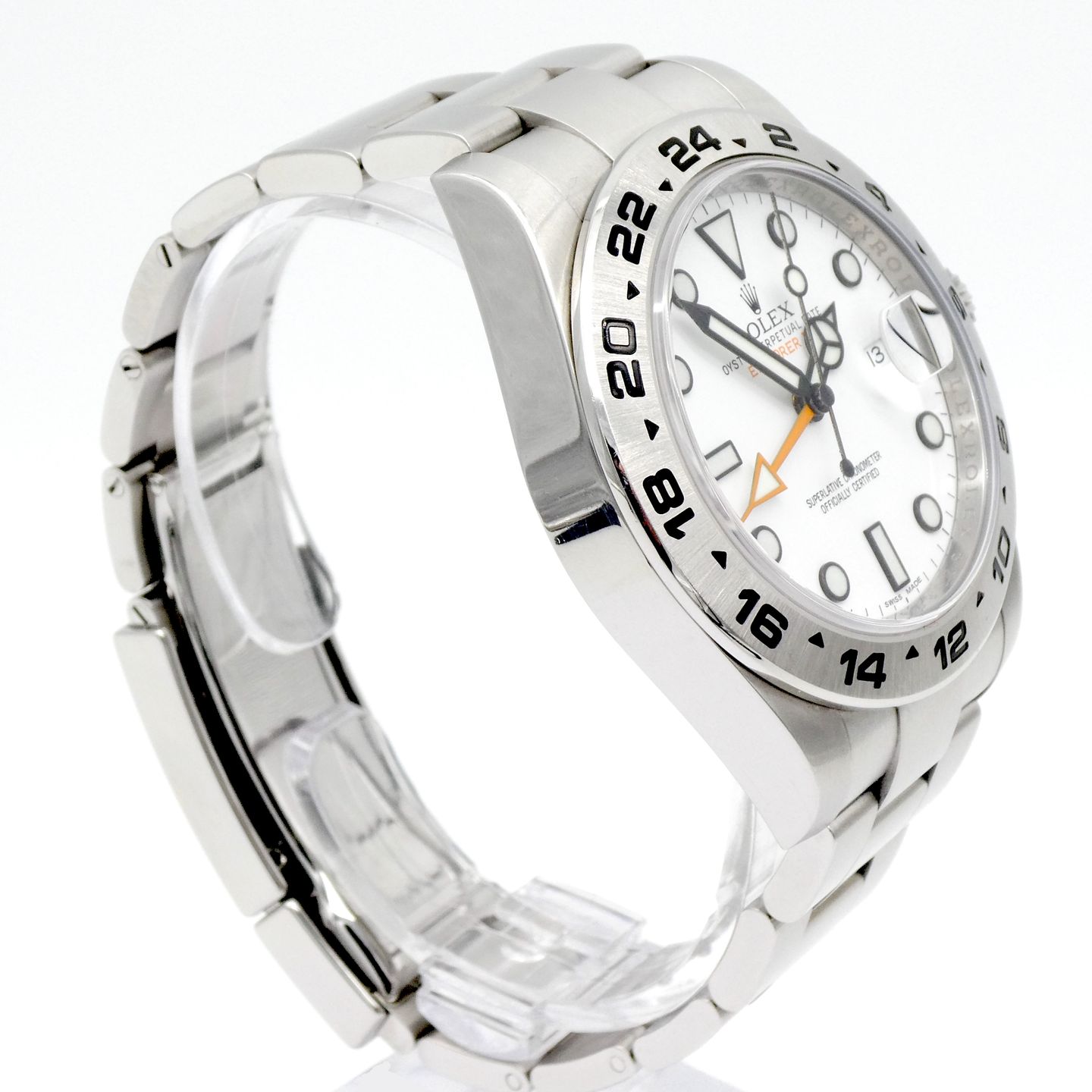 Rolex Explorer II 216570 (2013) - White dial 42 mm Steel case (8/8)