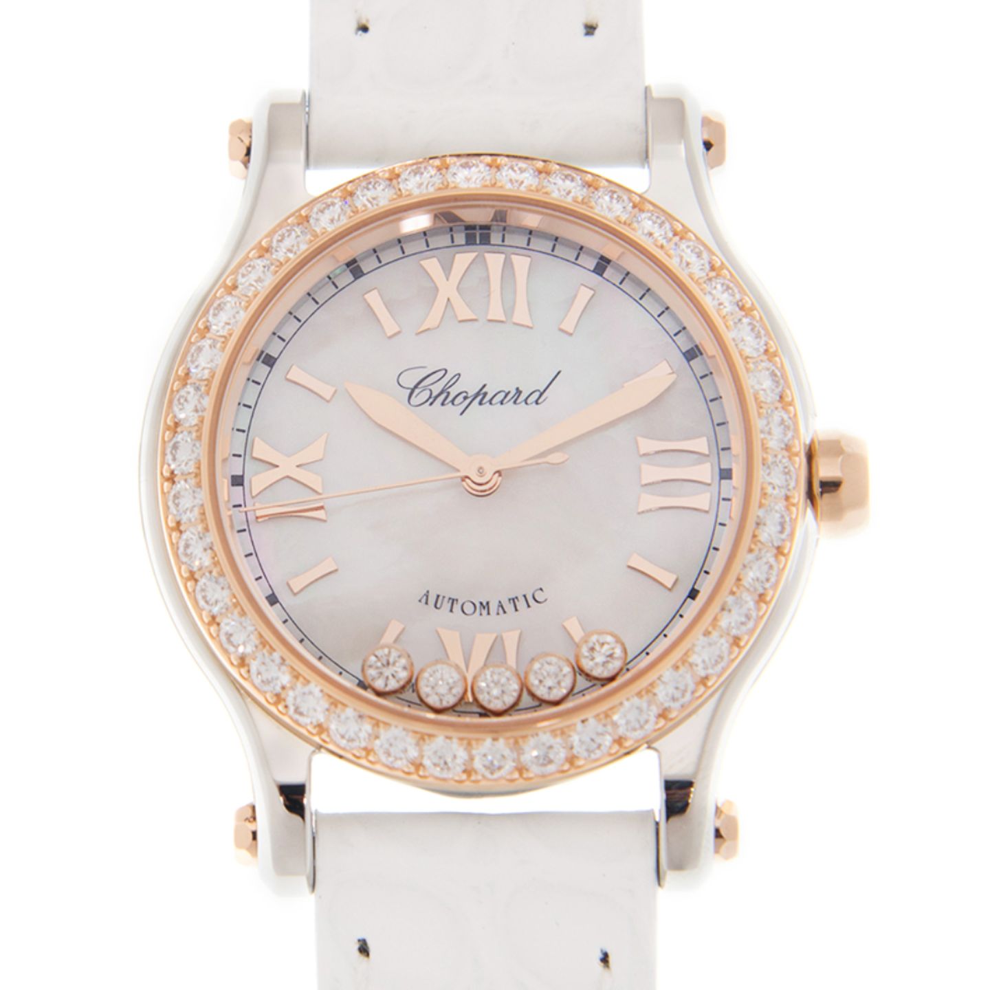 Chopard Happy Sport 278573-6020 (2022) - Parelmoer wijzerplaat 30mm Goud/Staal (1/1)