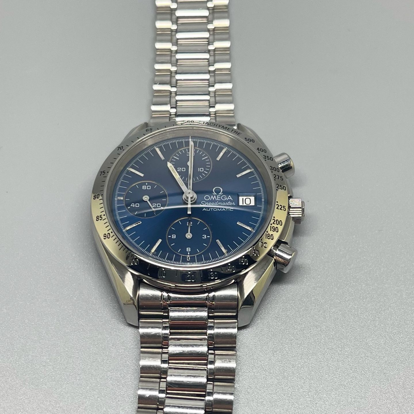 Omega Speedmaster Day Date 3511.80.00 (1998) - Blauw wijzerplaat 39mm Staal (2/5)