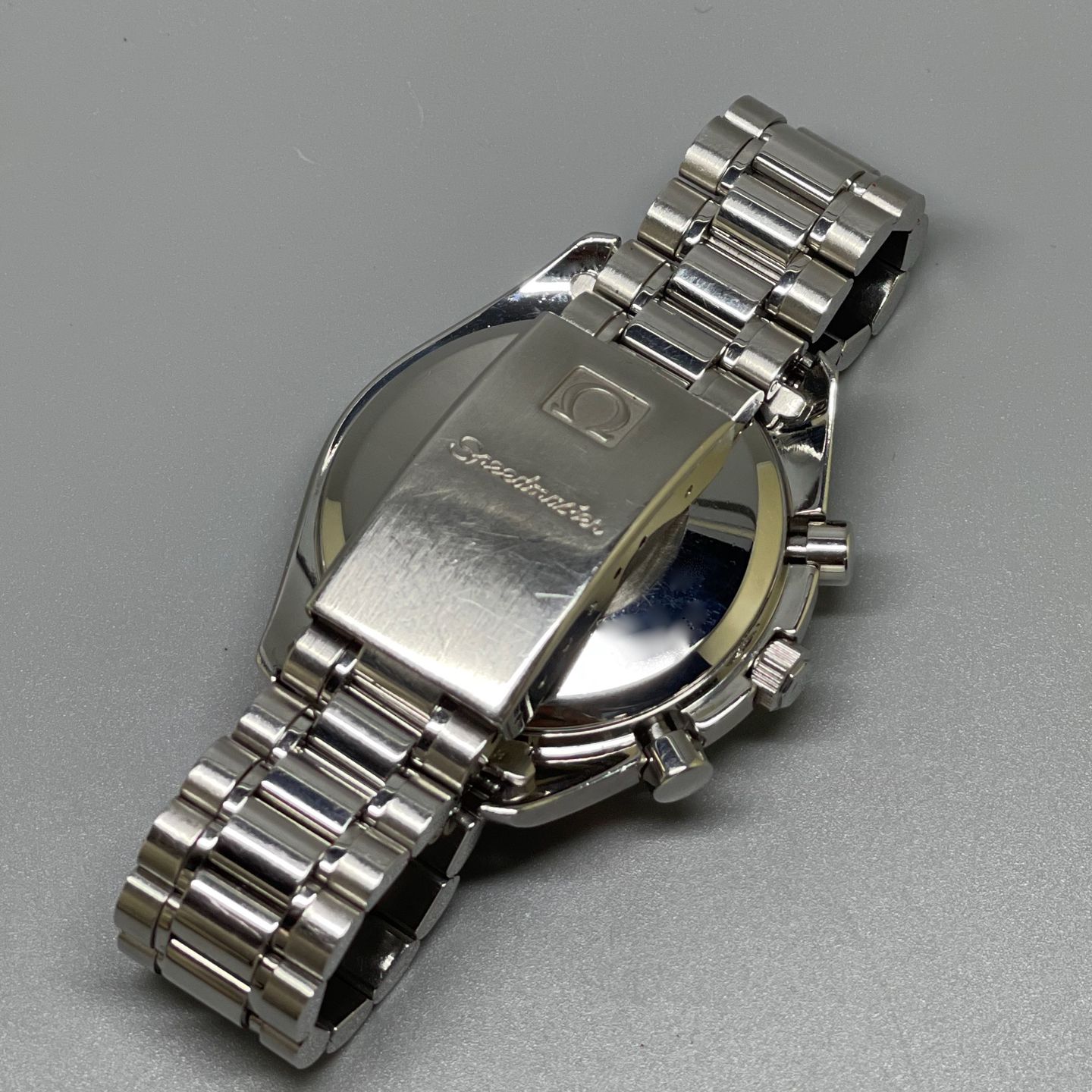 Omega Speedmaster Day Date 3511.80.00 (1998) - Blauw wijzerplaat 39mm Staal (4/5)