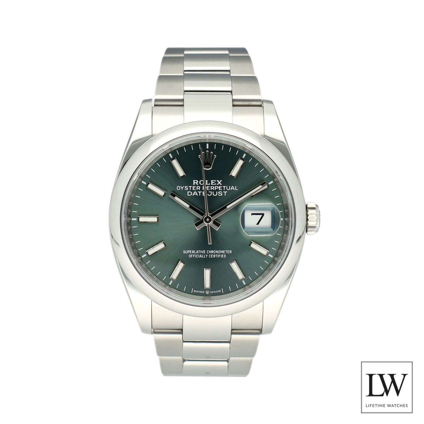 Rolex Datejust 36 126200 (2024) - Zilver wijzerplaat 36mm Staal (3/8)