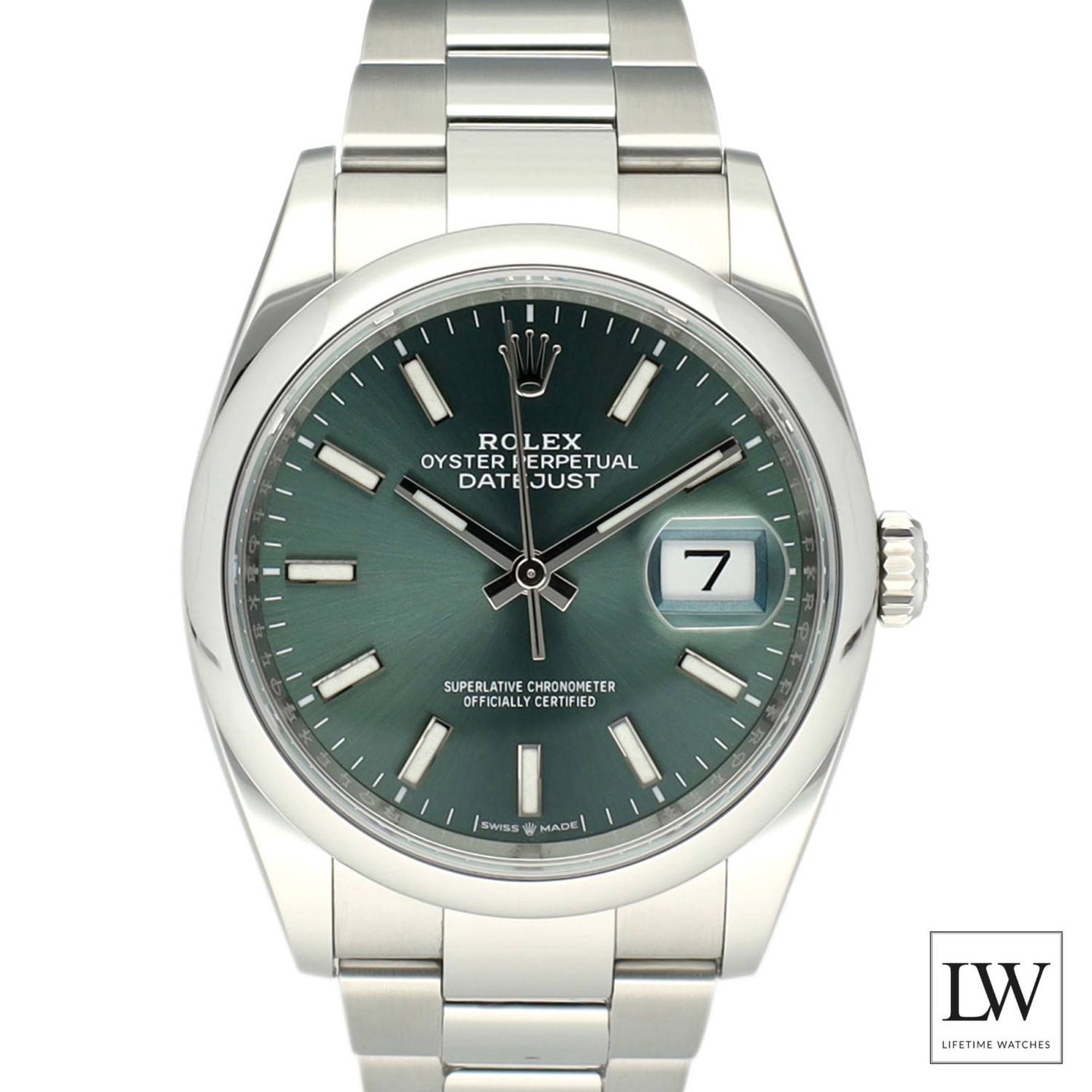 Rolex Datejust 36 126200 (2024) - Zilver wijzerplaat 36mm Staal (2/8)