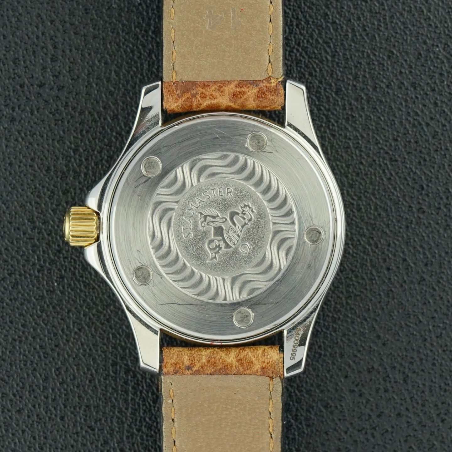 Omega Seamaster 396.1501 (1993) - Blue dial 28 mm Steel case (4/8)