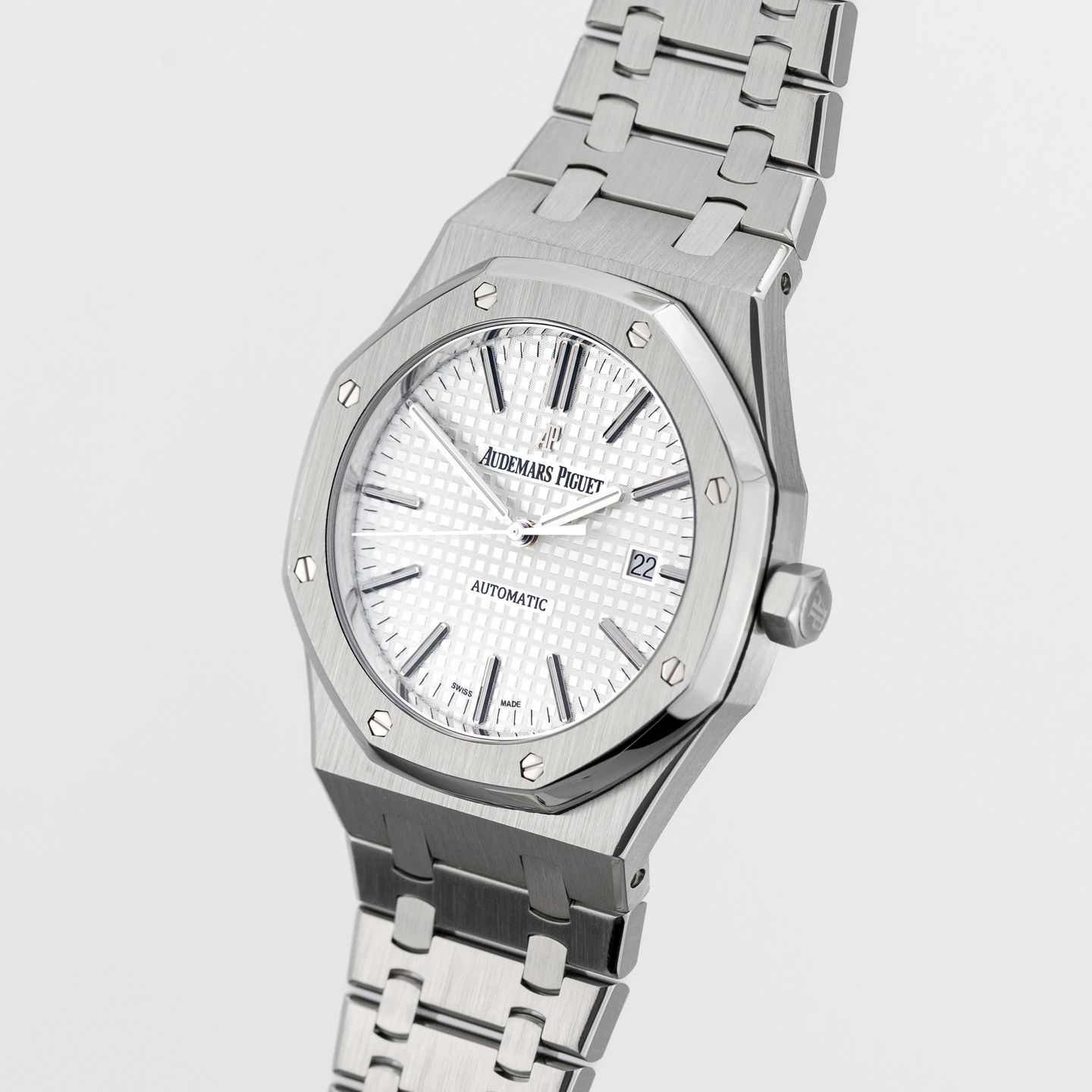 Audemars Piguet Royal Oak Selfwinding 15400ST.OO.1220ST.02 (2014) - Silver dial 41 mm Steel case (2/8)