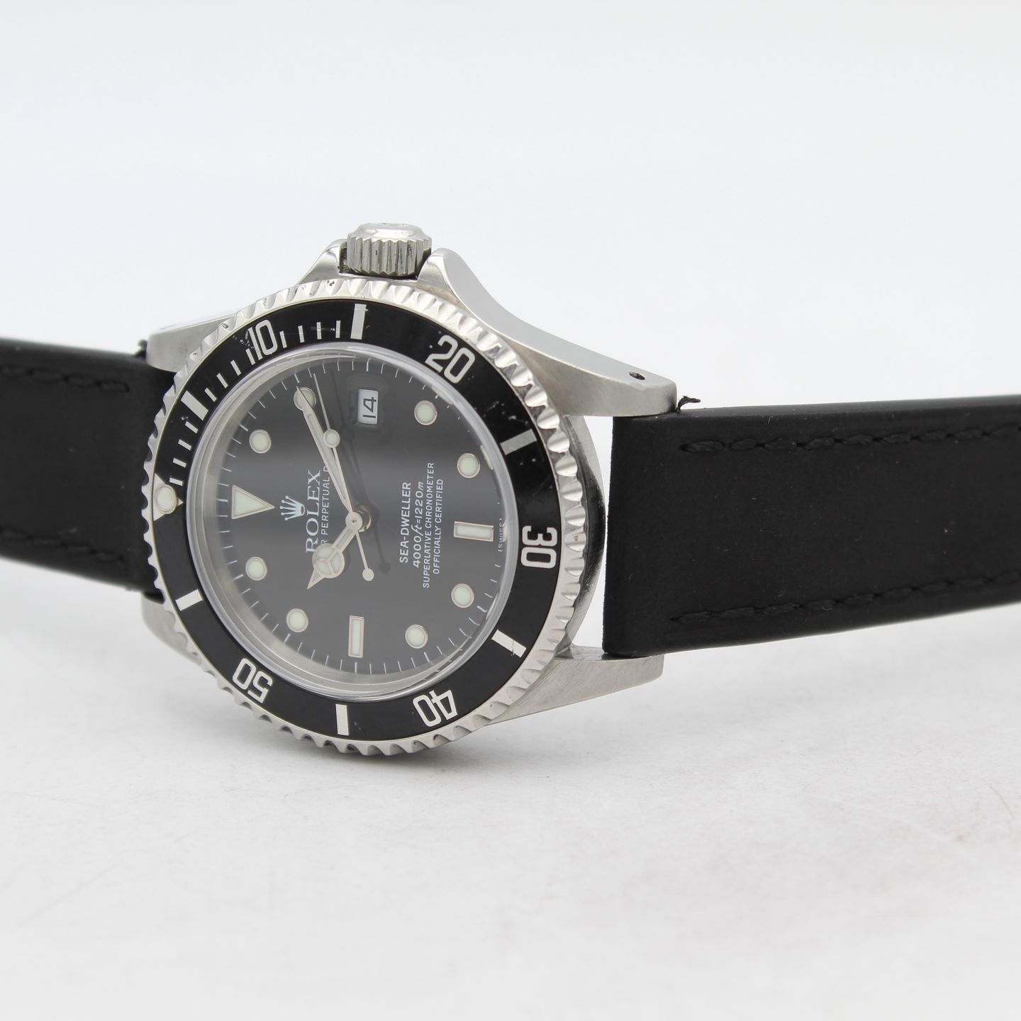 Rolex Sea-Dweller 4000 16600 (1999) - Zwart wijzerplaat 40mm Staal (5/8)